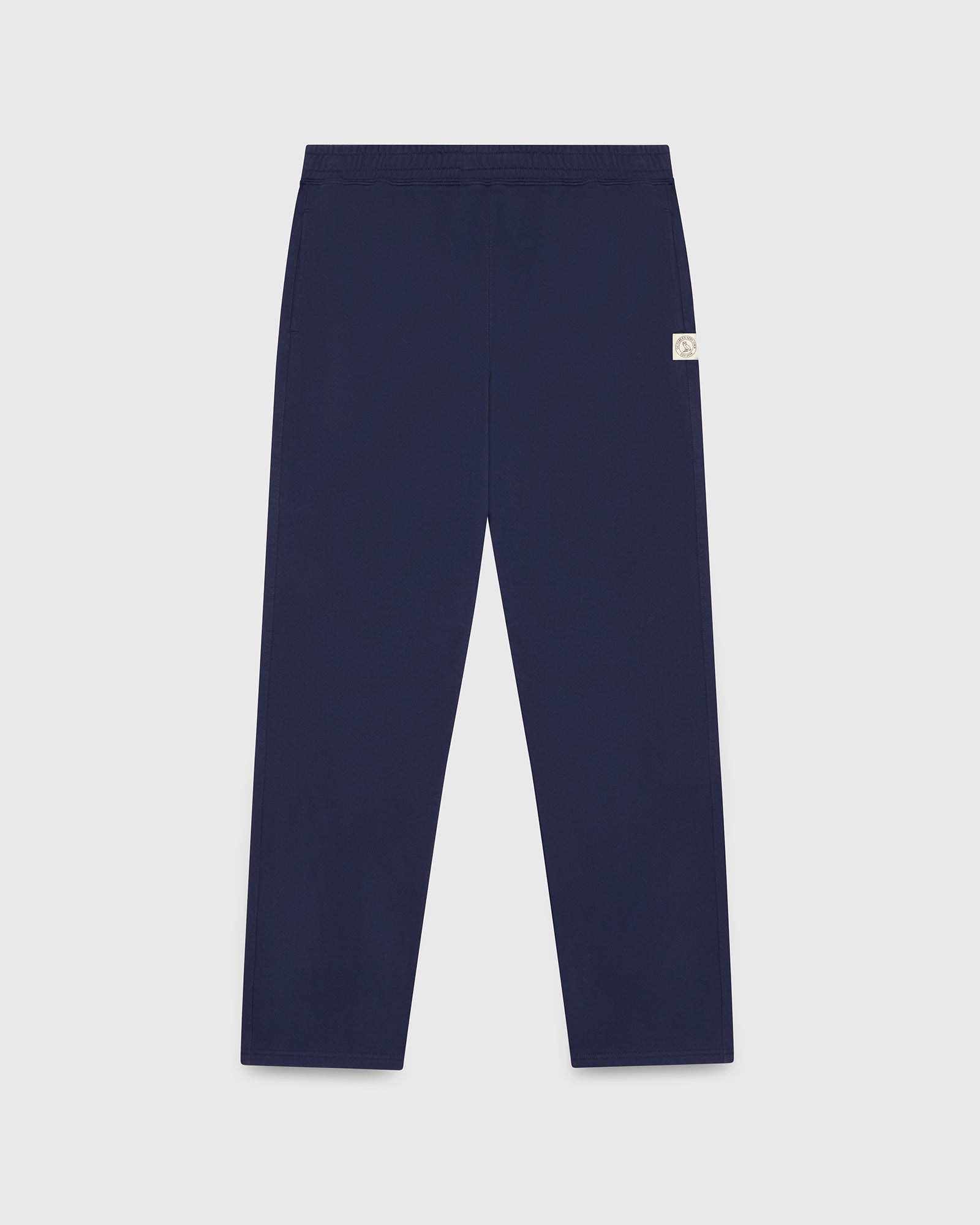 French Terry Open Hem Sweatpant - Navy