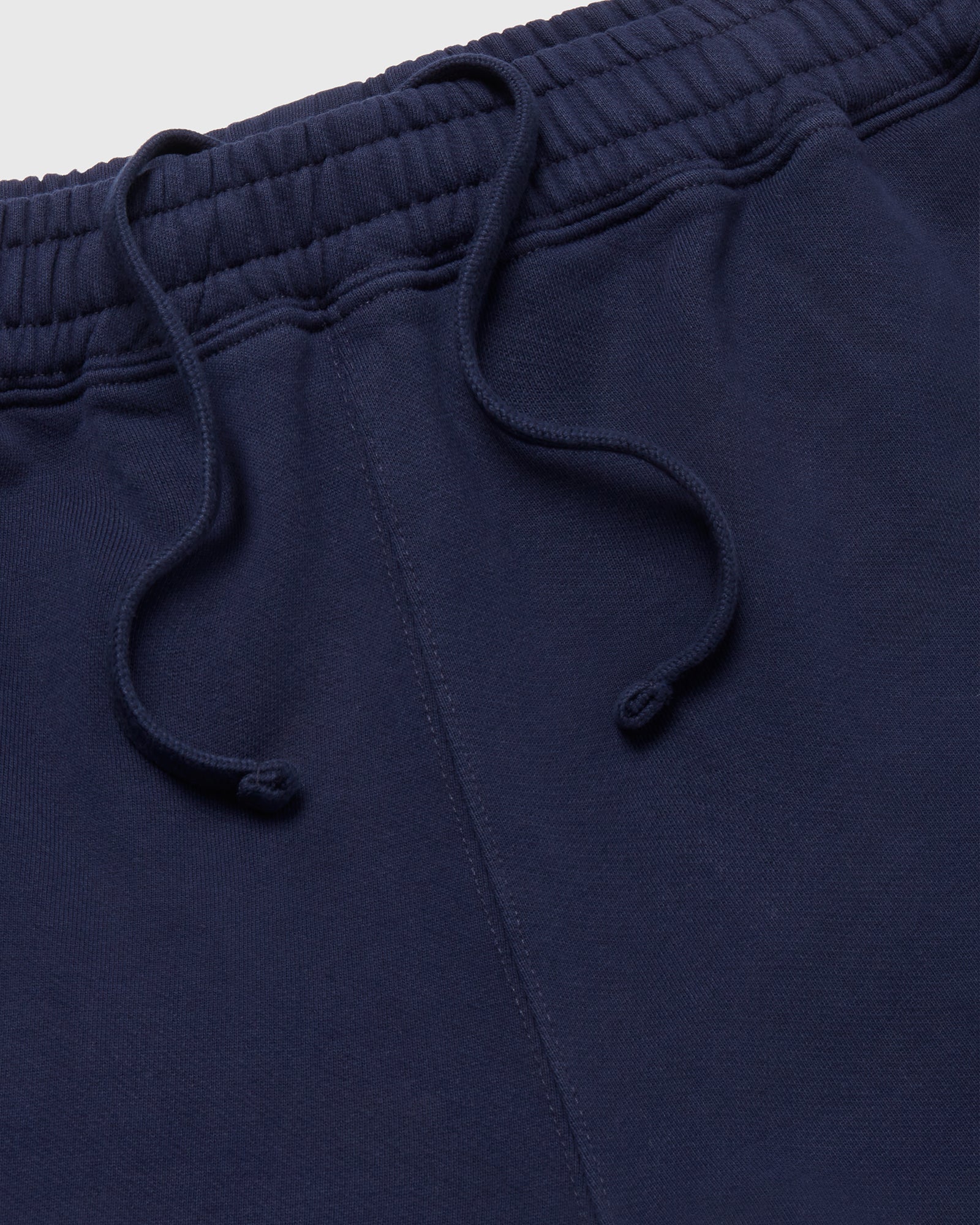 French Terry Open Hem Sweatpant - Navy