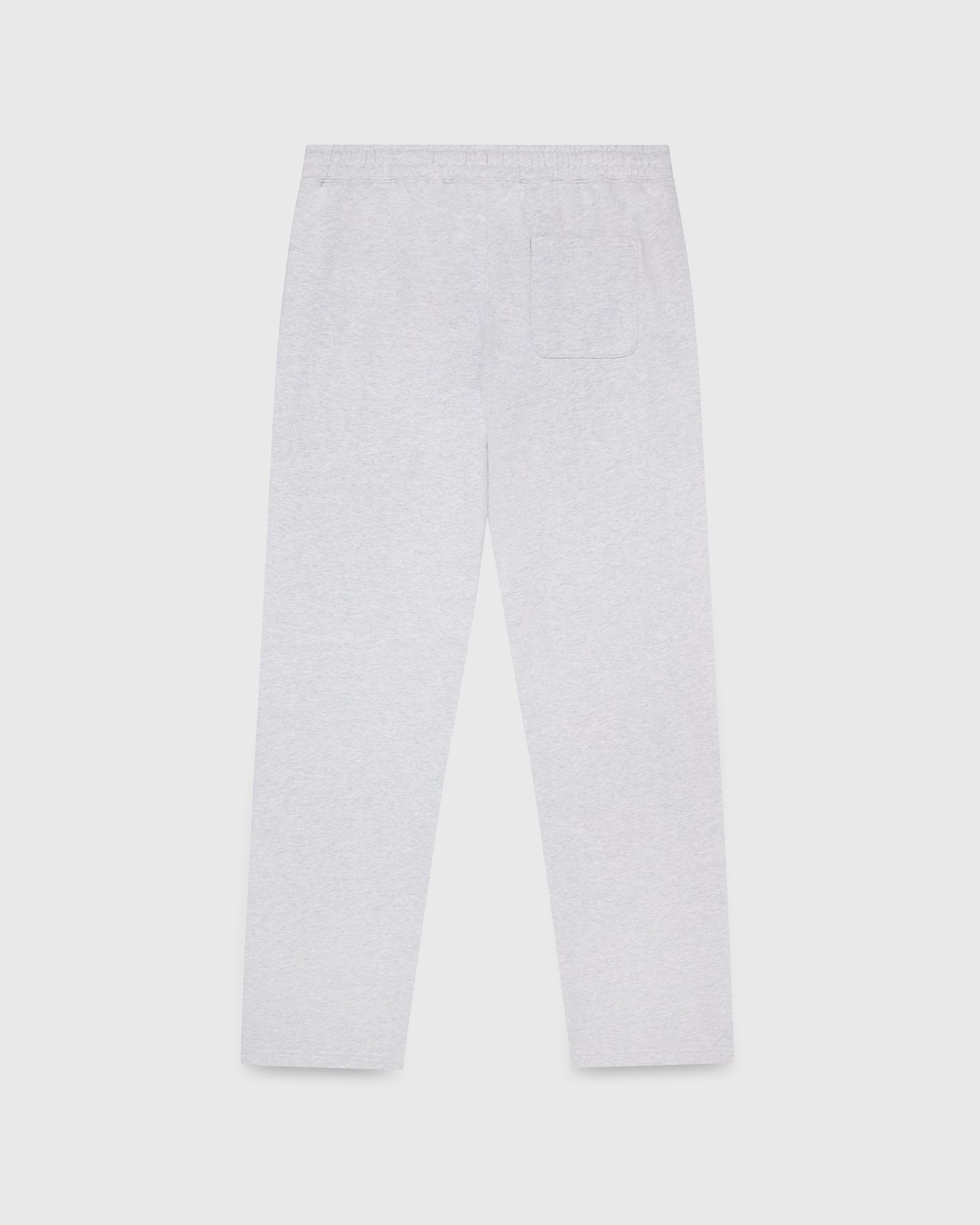 French Terry Open Hem Sweatpant - Pearl Grey