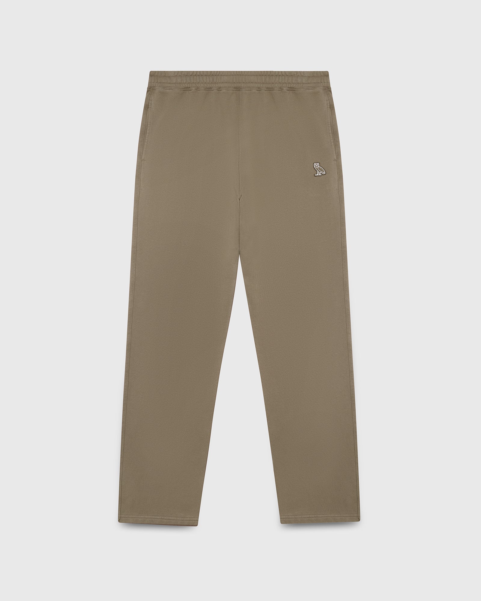 Classic Open Hem Sweatpant - Taupe