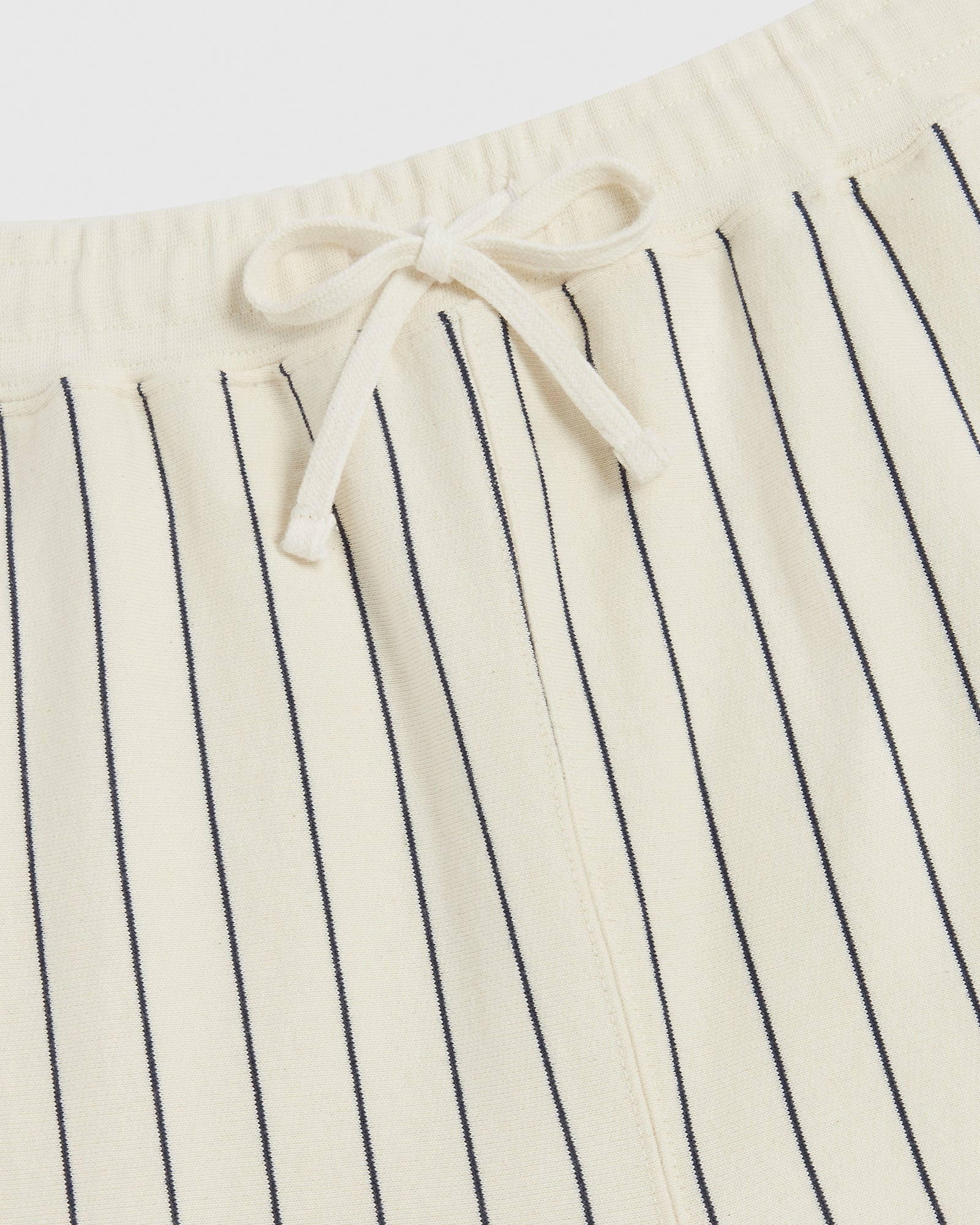 Pinstripe Relaxed Fit Sweatpant - Cream / Navy