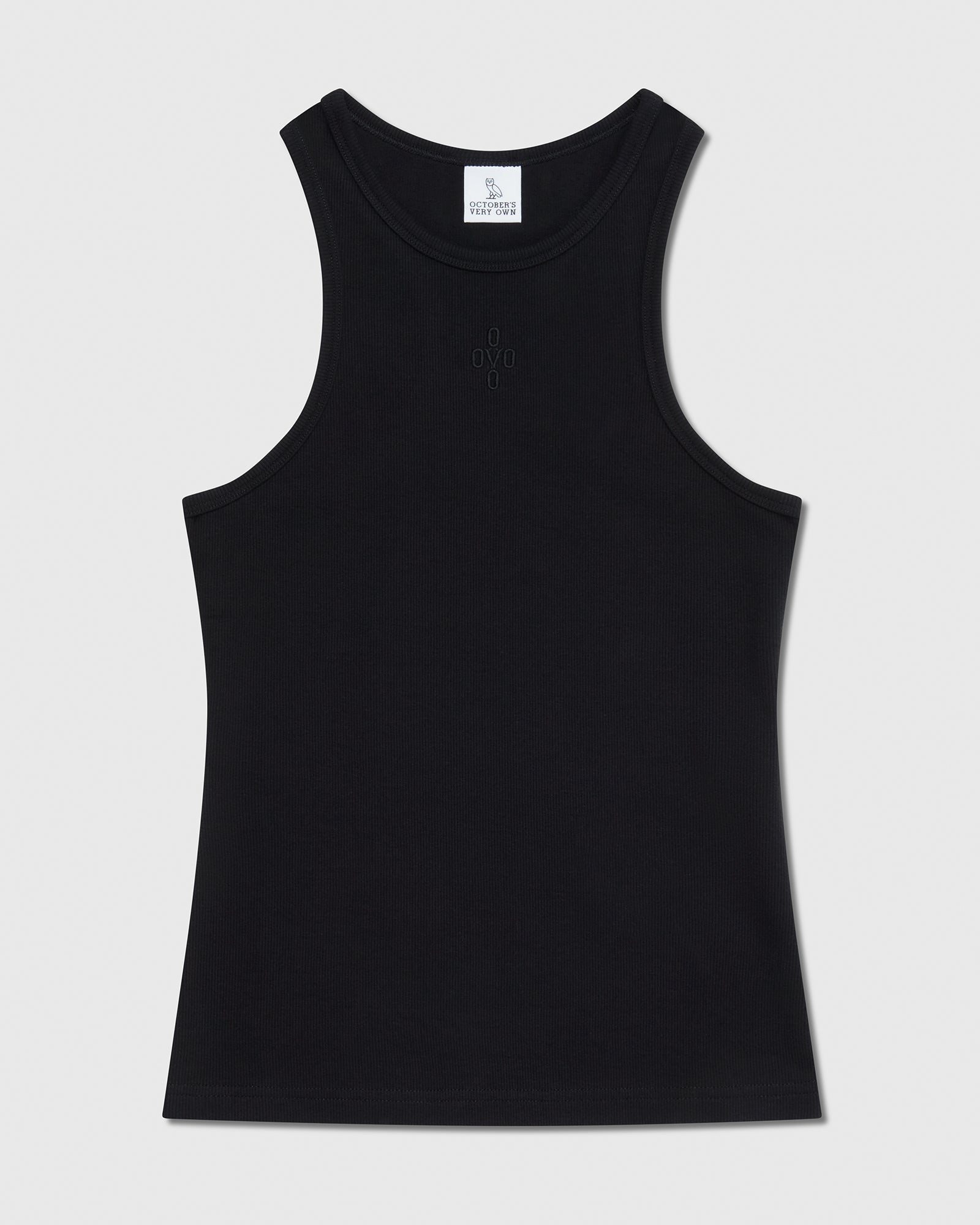 Ribbed Tank Top - Black