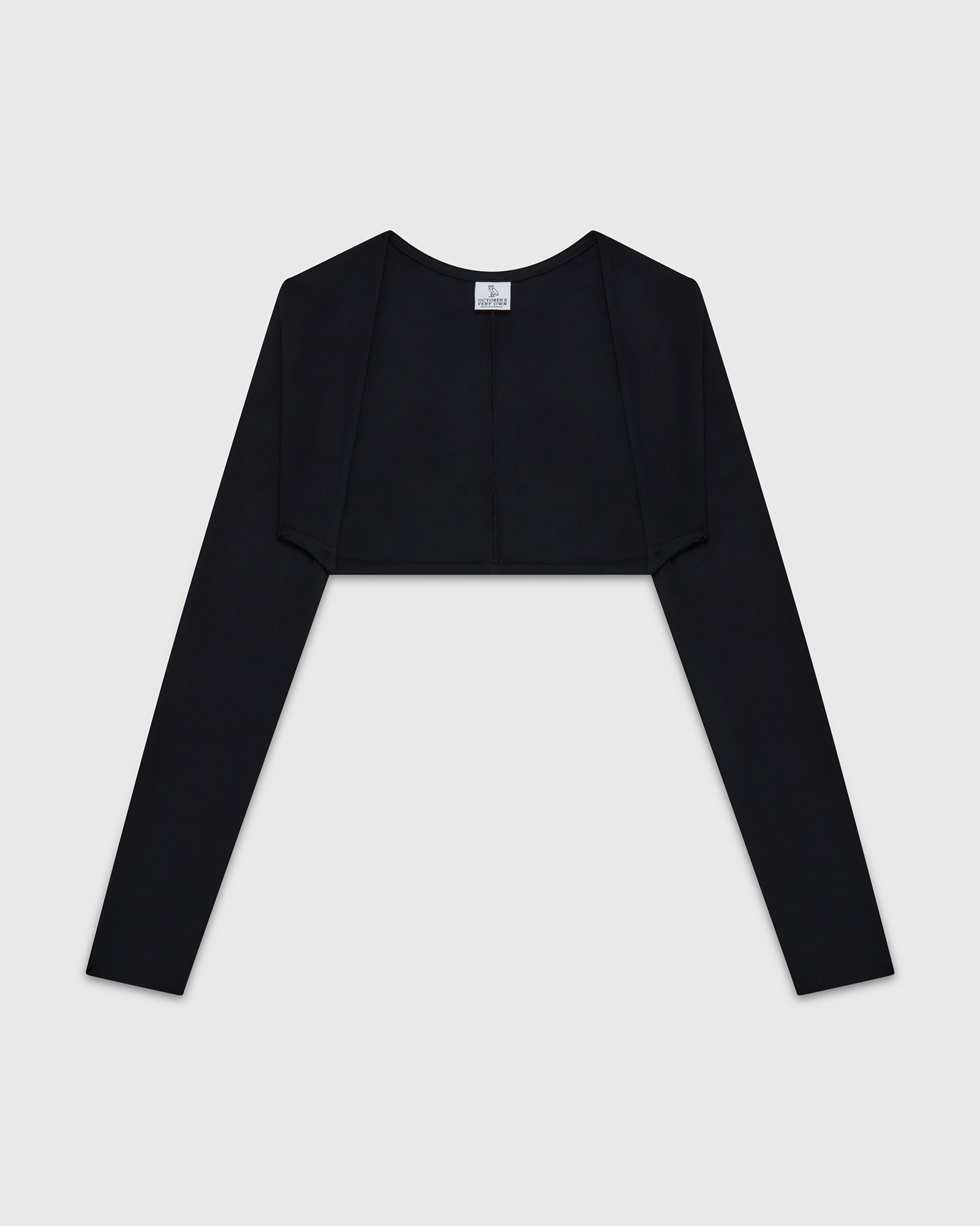 Cropped Cardigan - Black