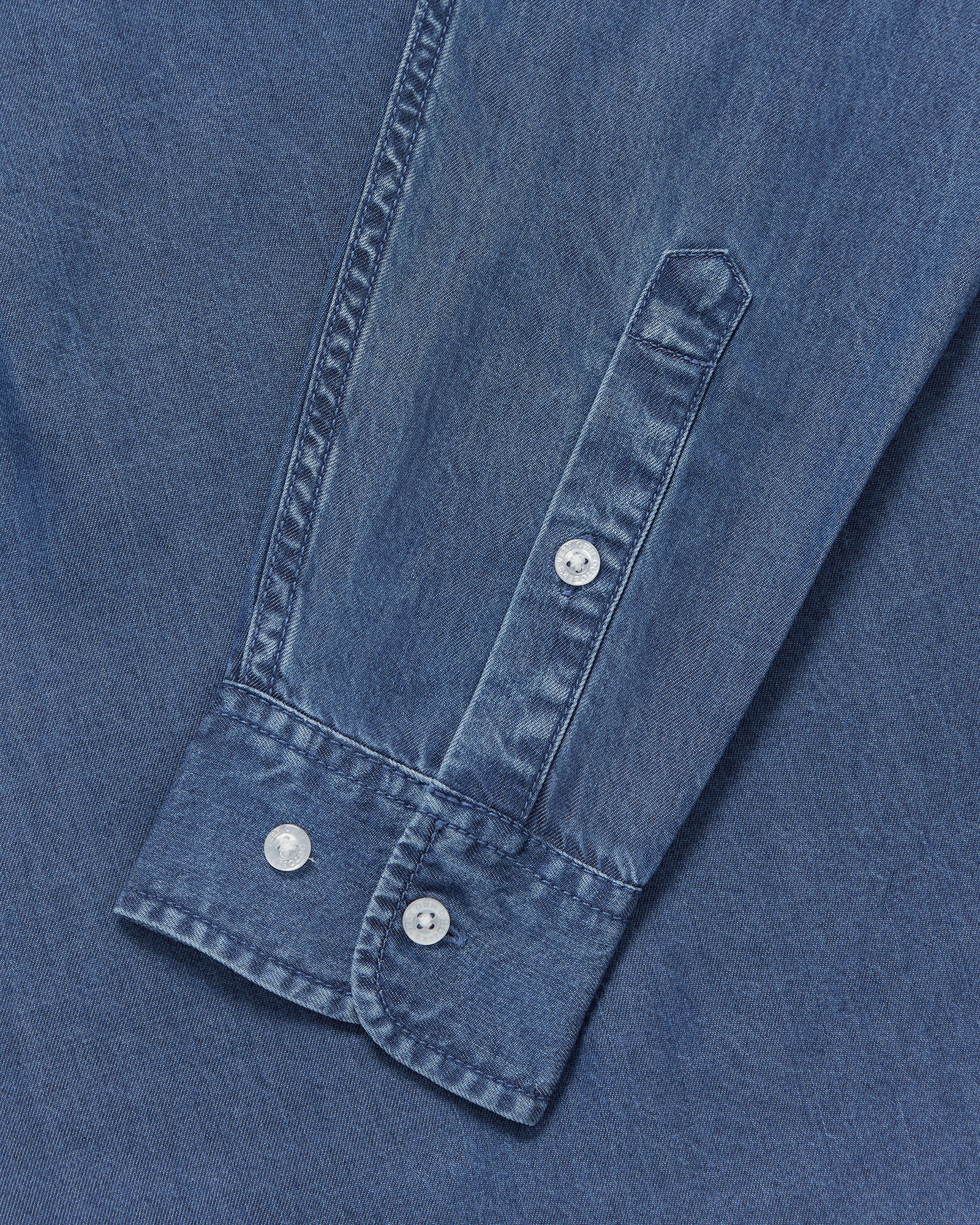 Denim Effect Shirt - Indigo