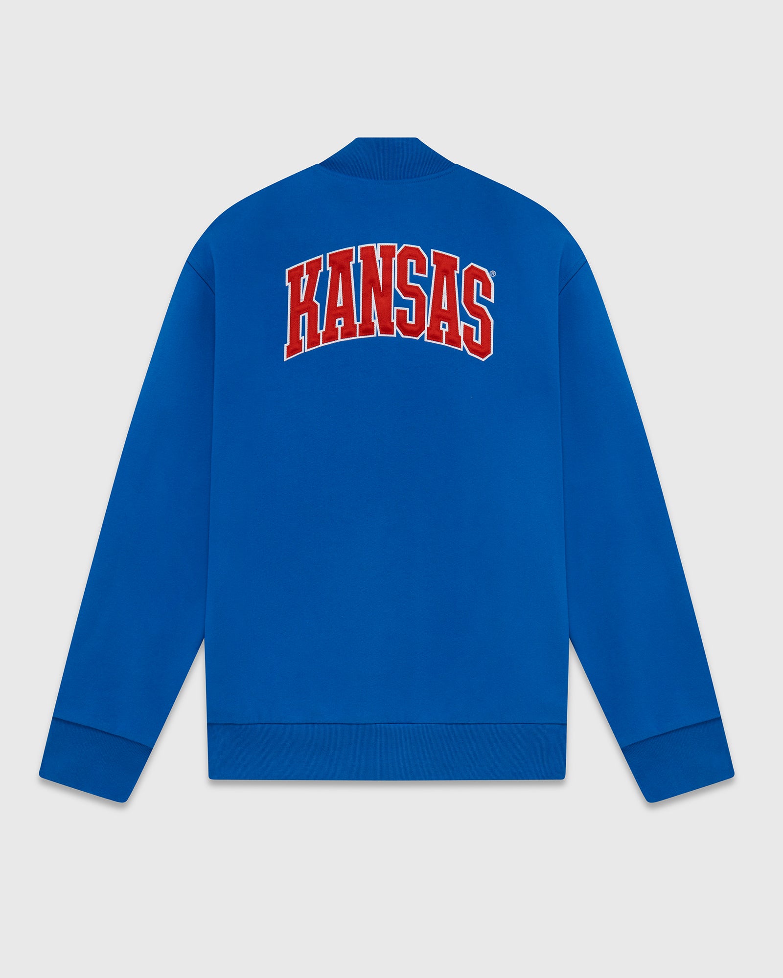 Kansas Jayhawks Fleece Varsity Jacket - Blue