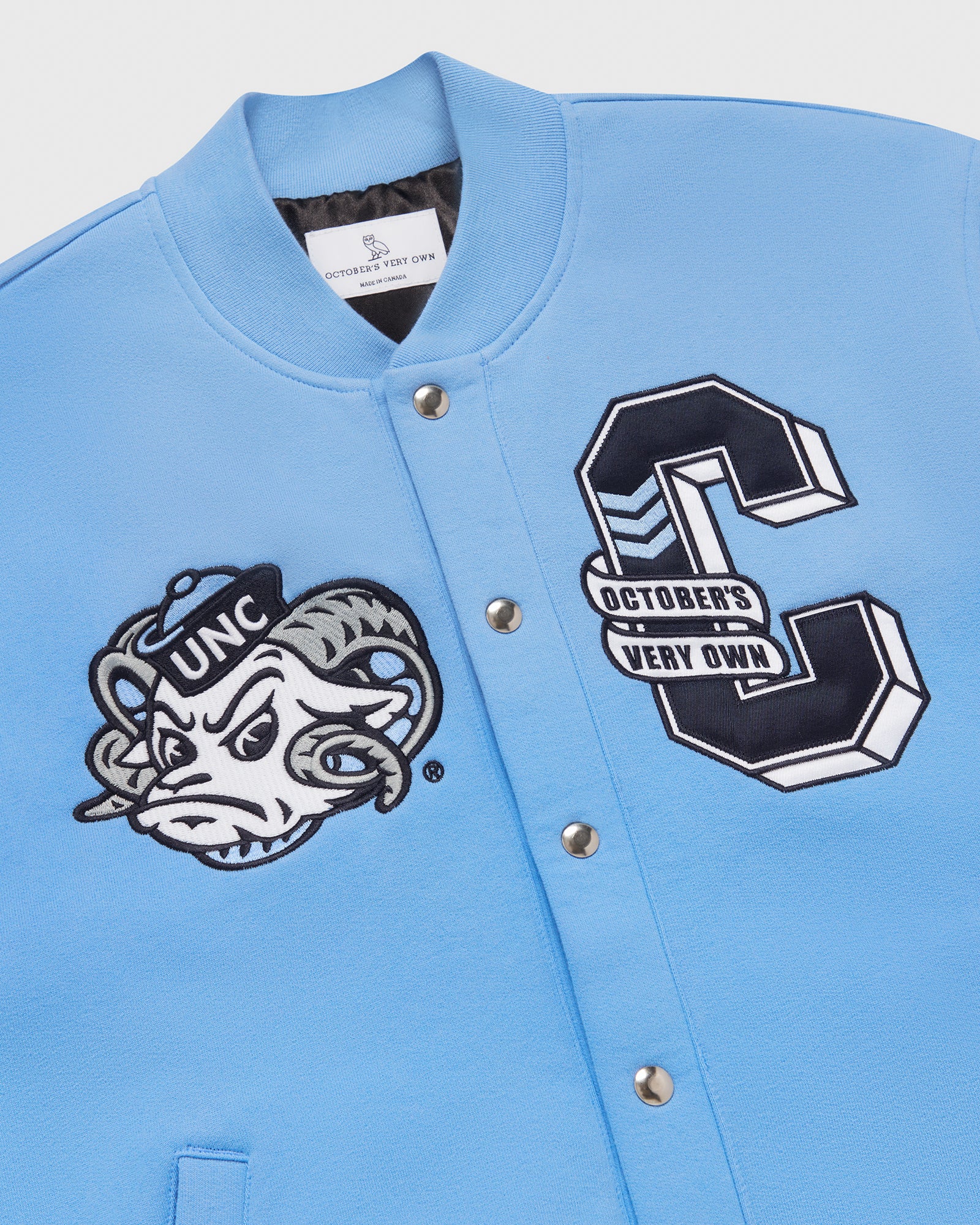 UNC Tar Heels Fleece Varsity Jacket - Blue