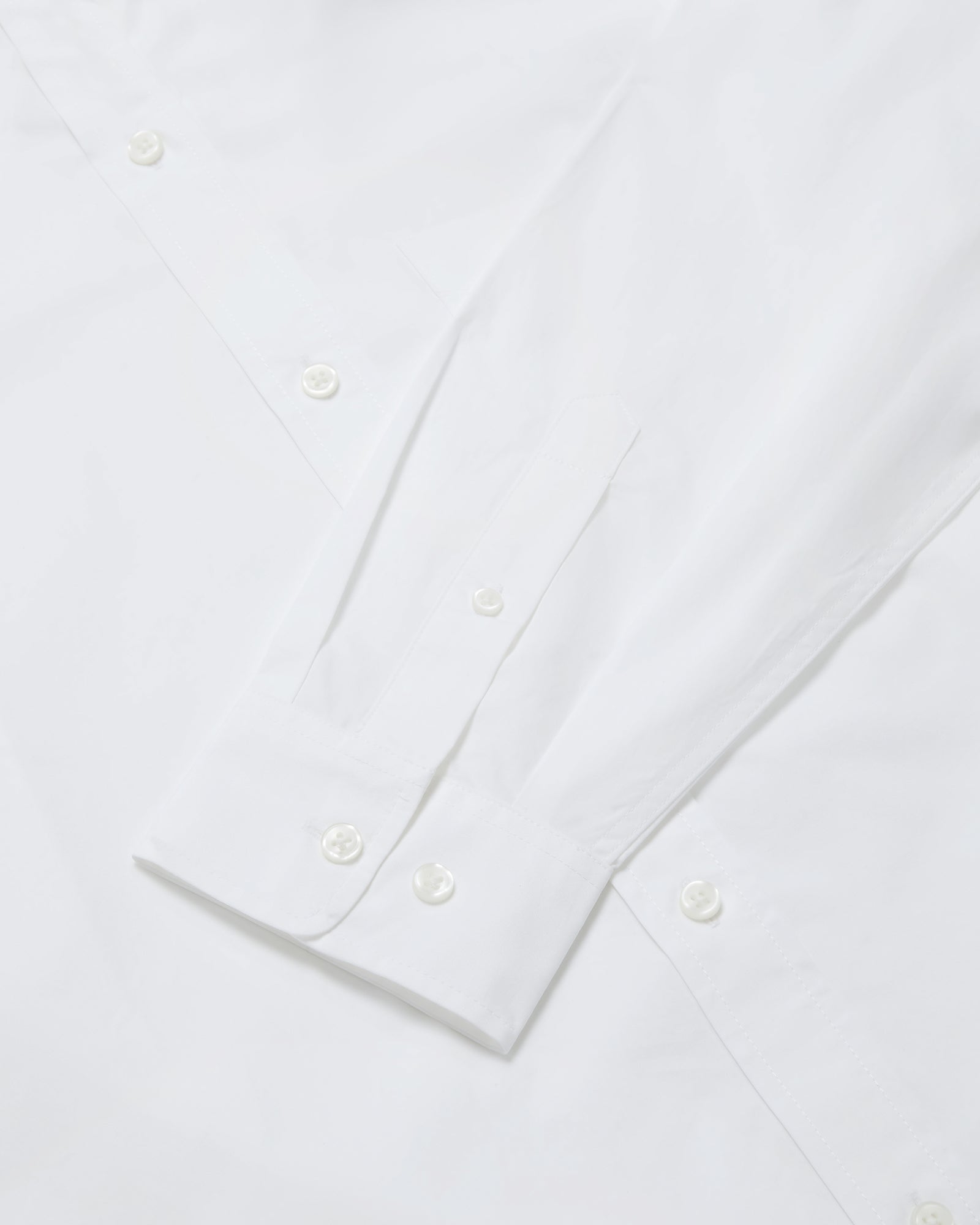 Oversized Poplin Shirt - White