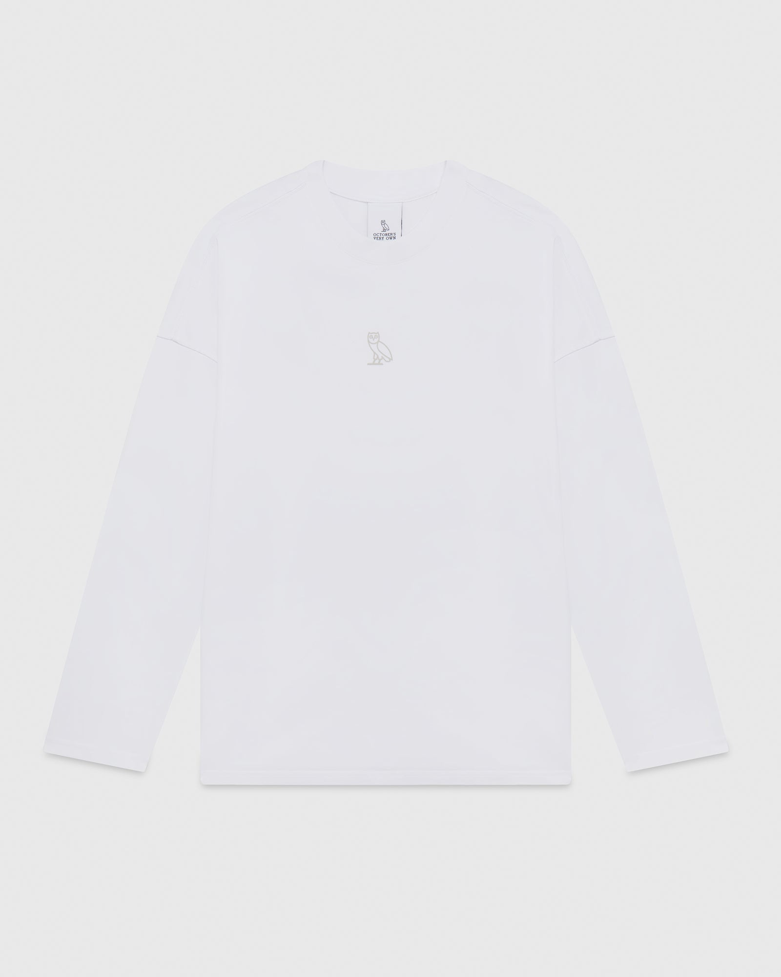 Garment Dyed Longsleeve T-Shirt - White