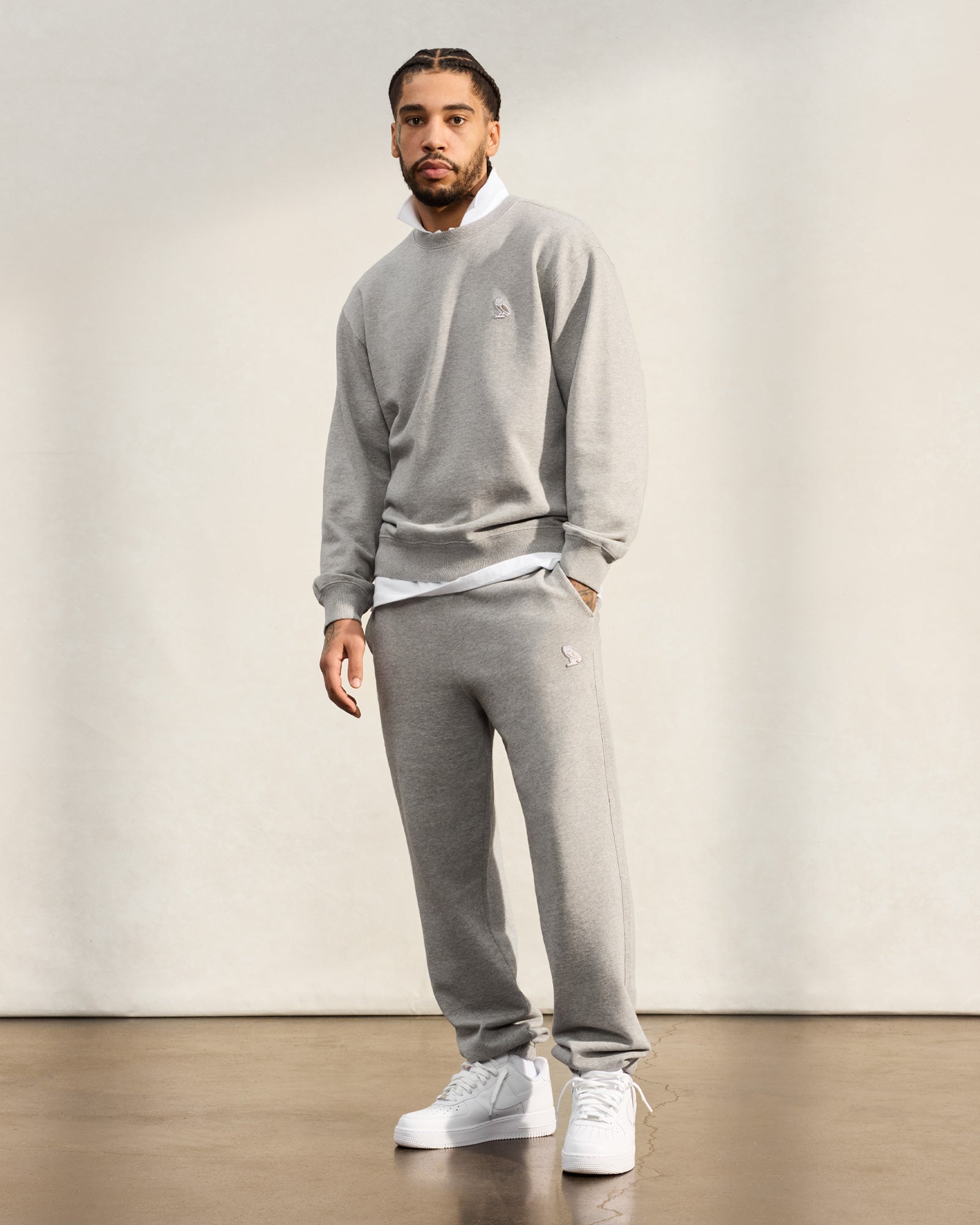 Classic Relaxed Fit Sweatpant - Heather Grey
