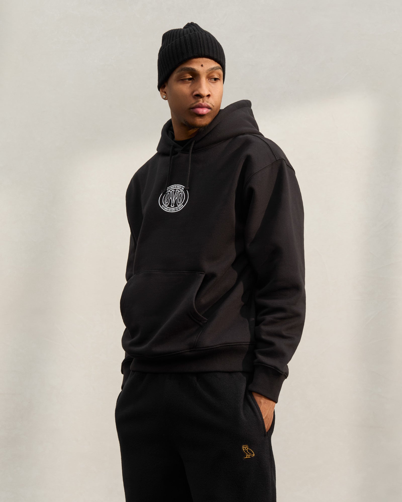 Stamp Hoodie - Black