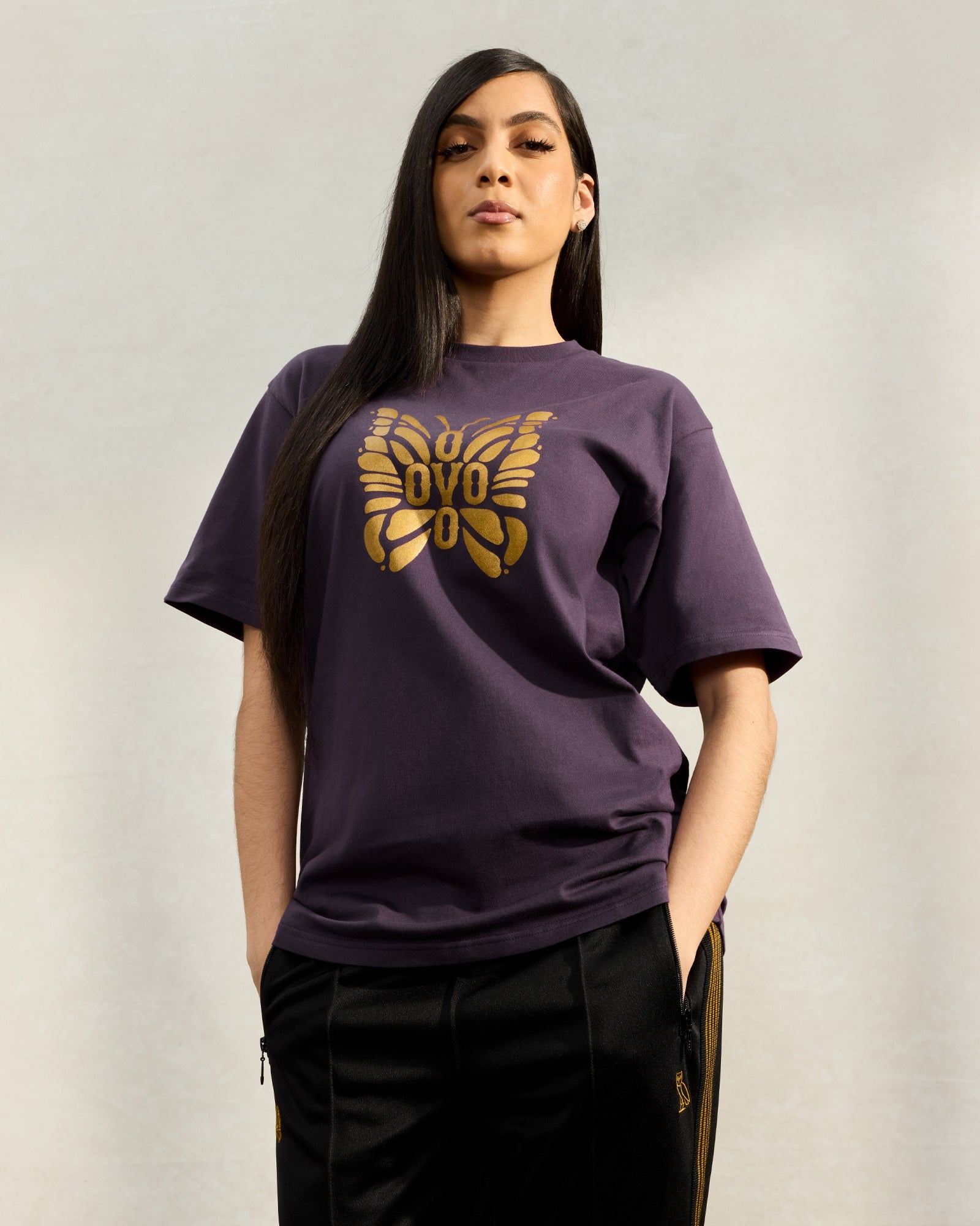 Needles Papillon T-Shirt - Purple