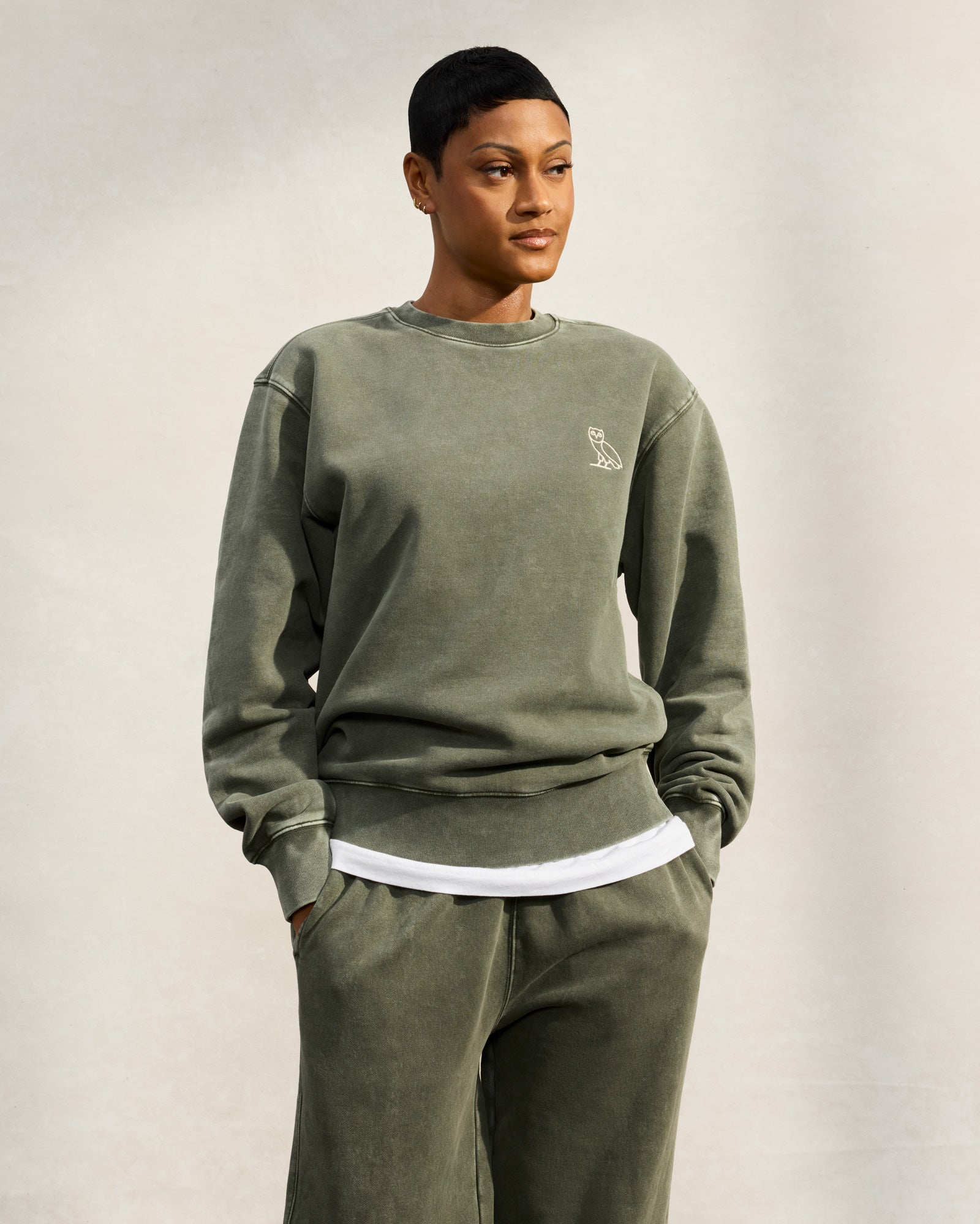 Muskoka Garment Dyed Crewneck - Sage