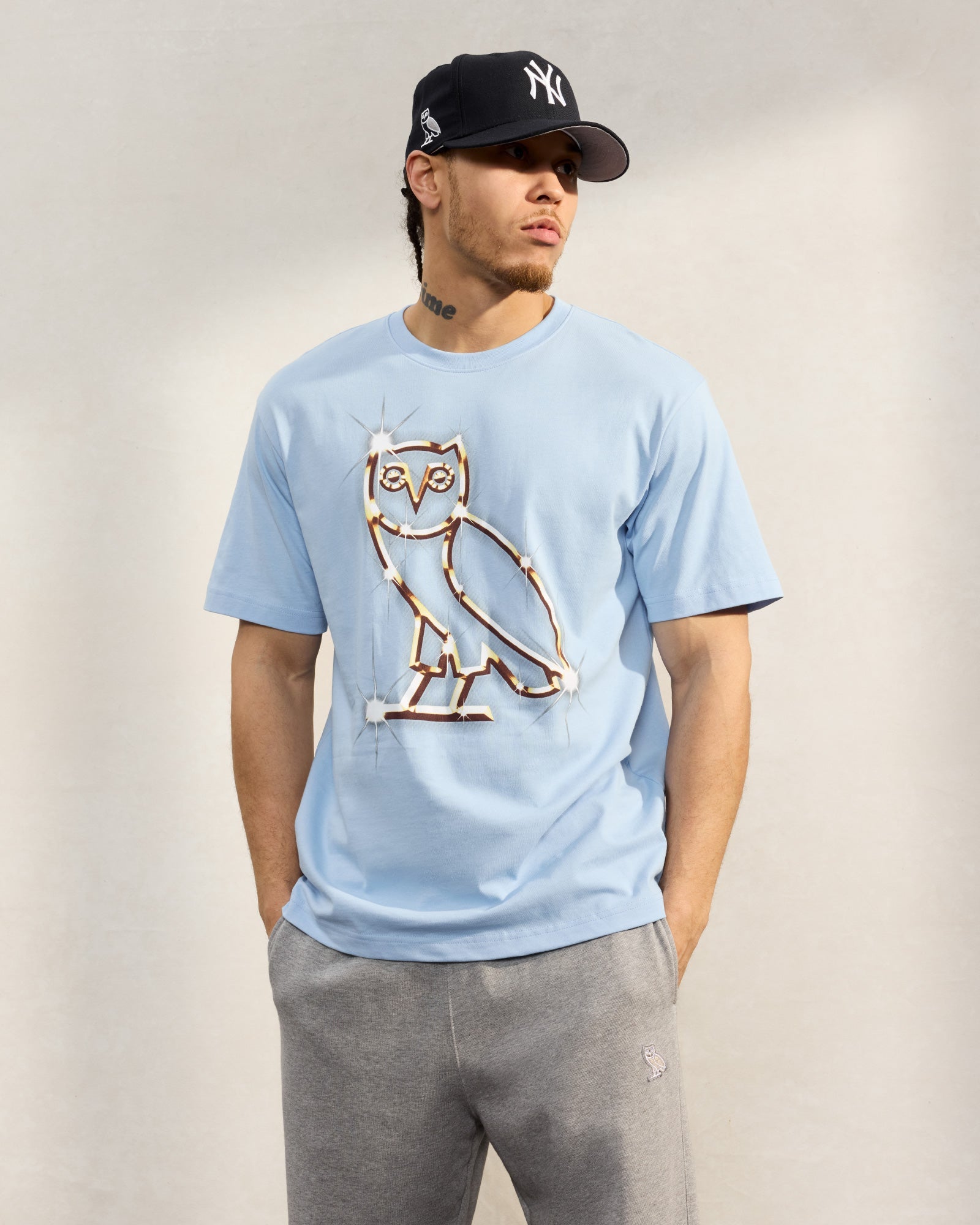 Bling T-Shirt - Light Blue