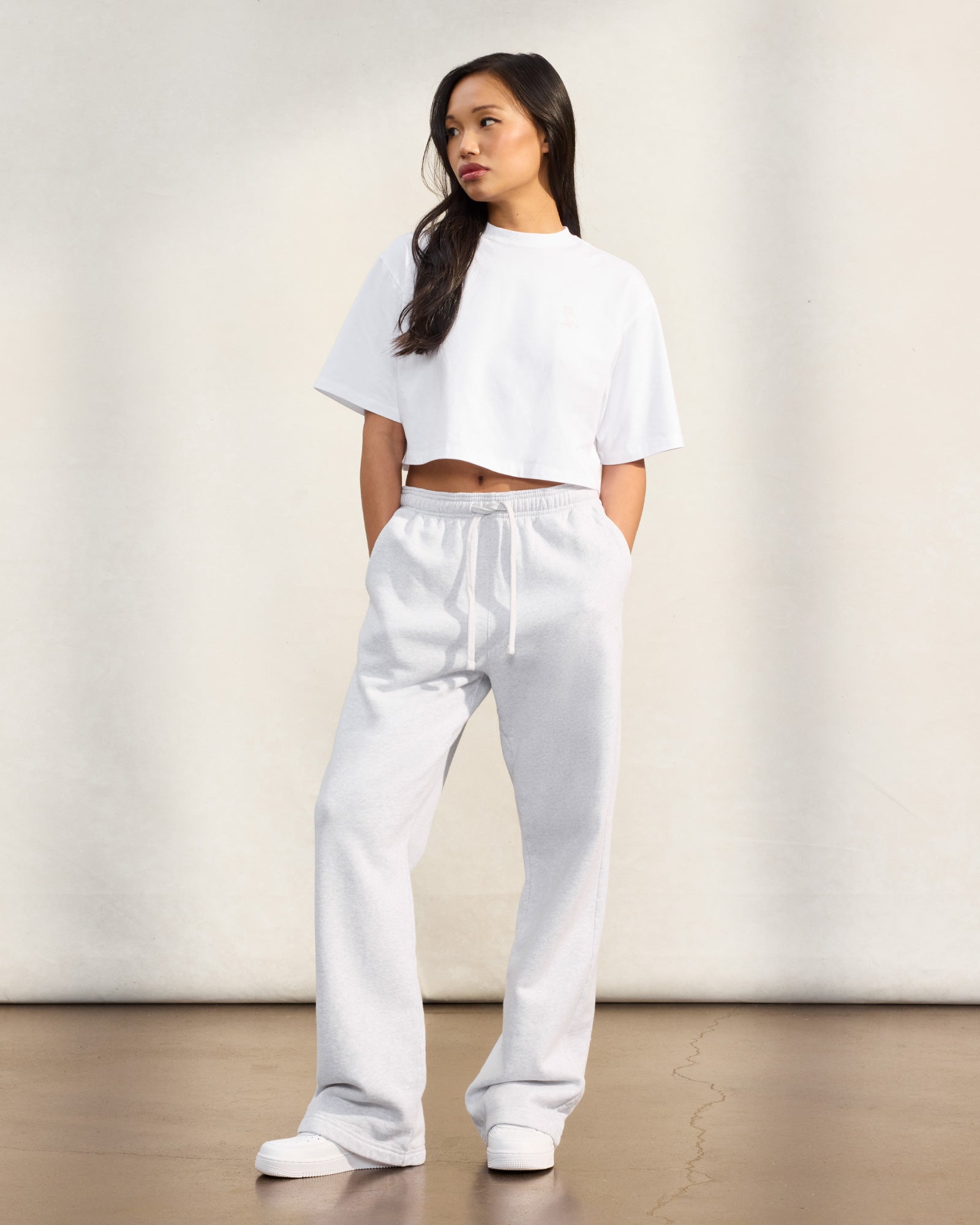 Cropped T-Shirt - White