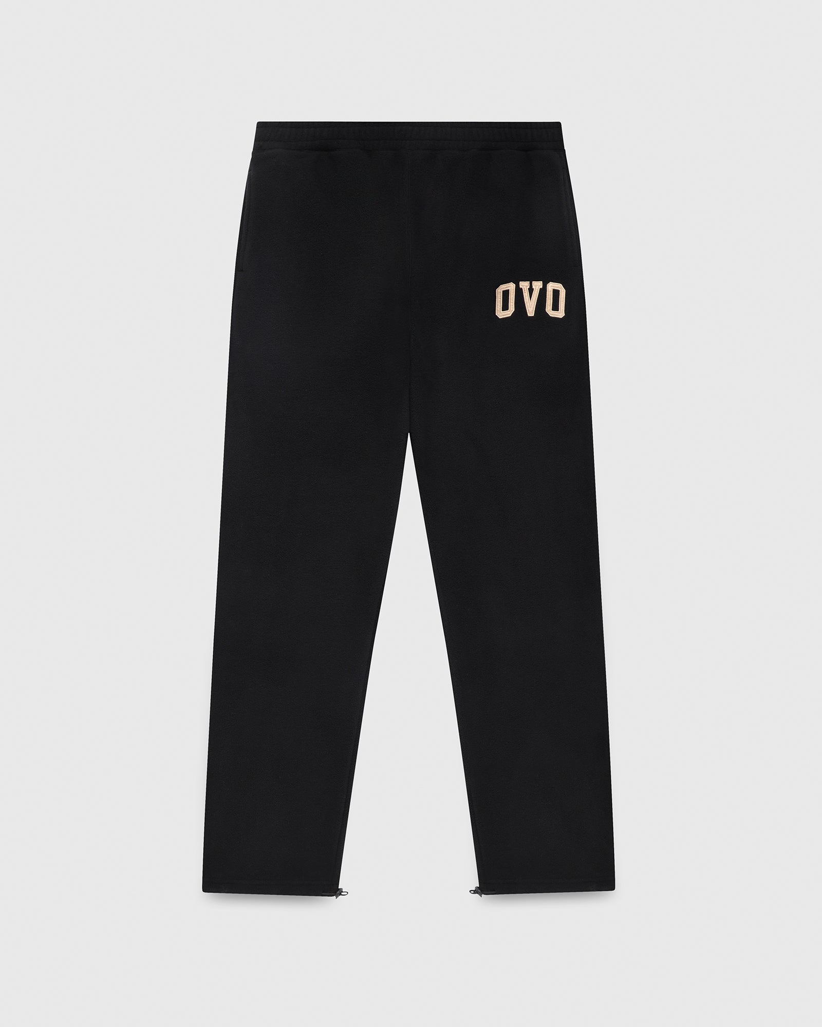 Arch Logo Open Hem Sweatpant - Black