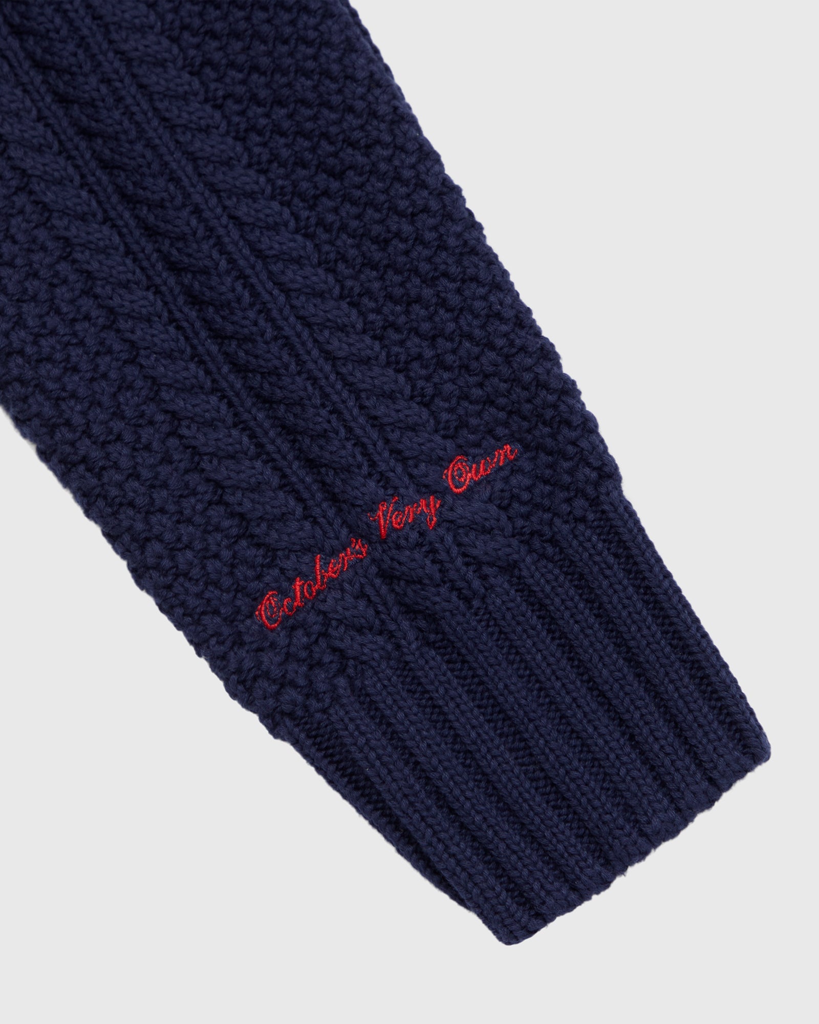 Cable Knit Sweater - Navy - October's Very Own