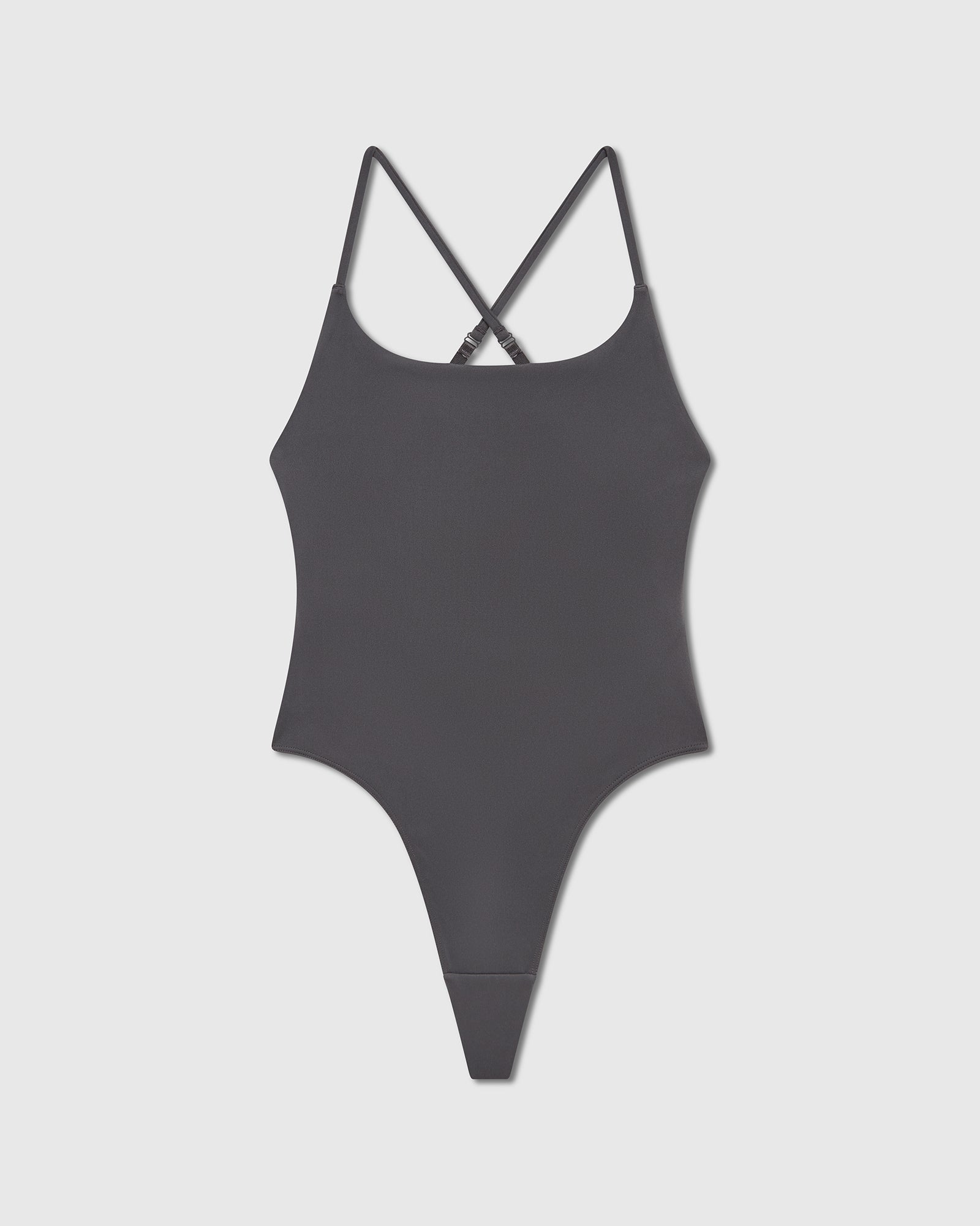 Cami Strap Bodysuit - Charcoal