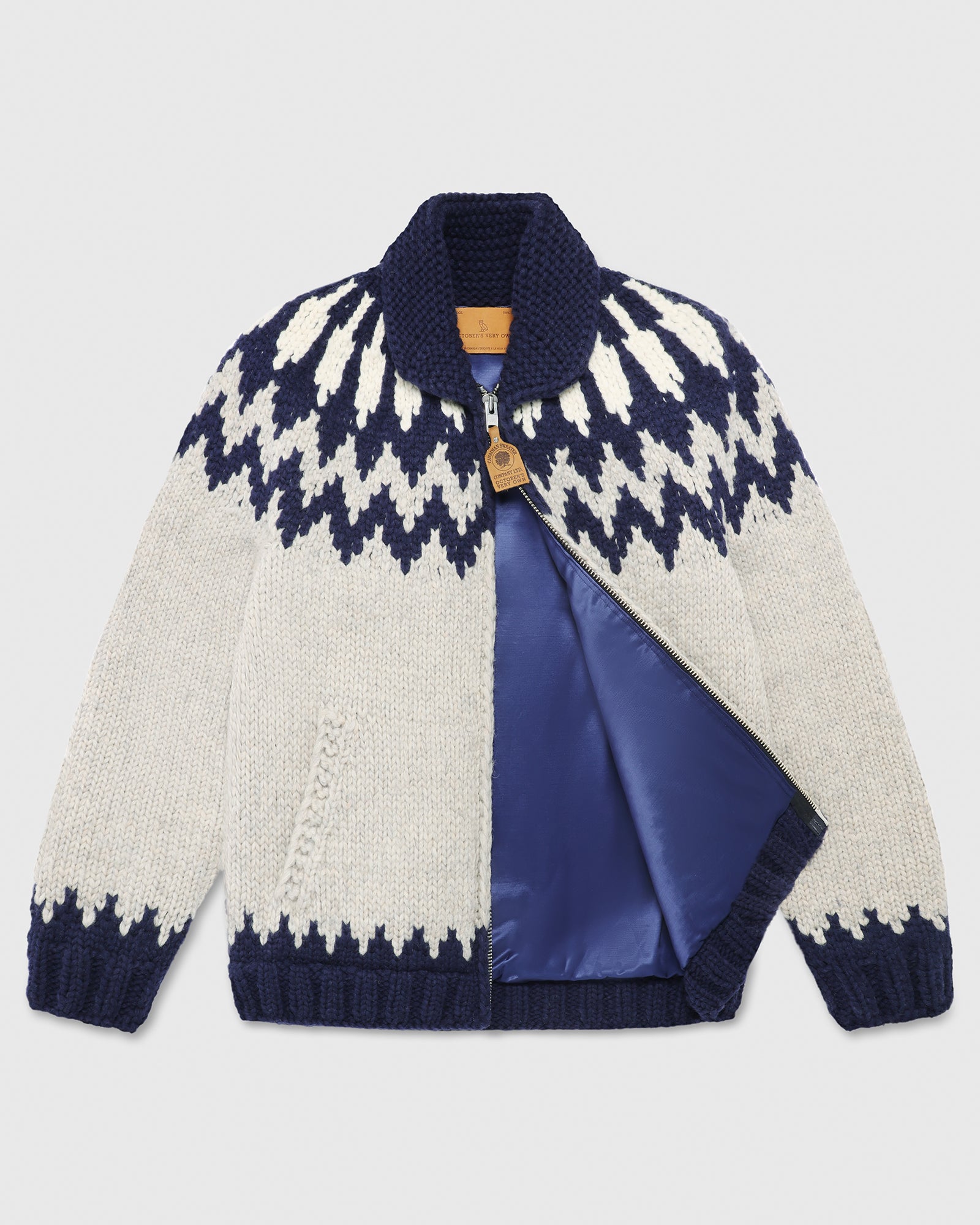 Canadian Sweater Company Hand Knit Cardigan - Oatmeal