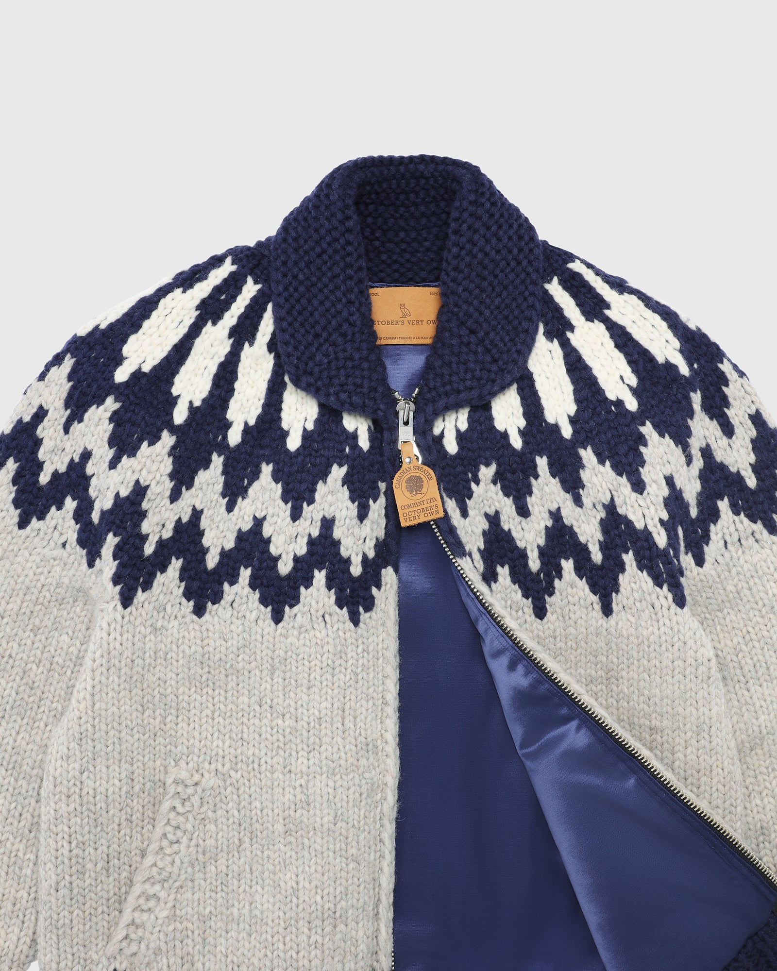Canadian Sweater Company Hand Knit Cardigan - Oatmeal