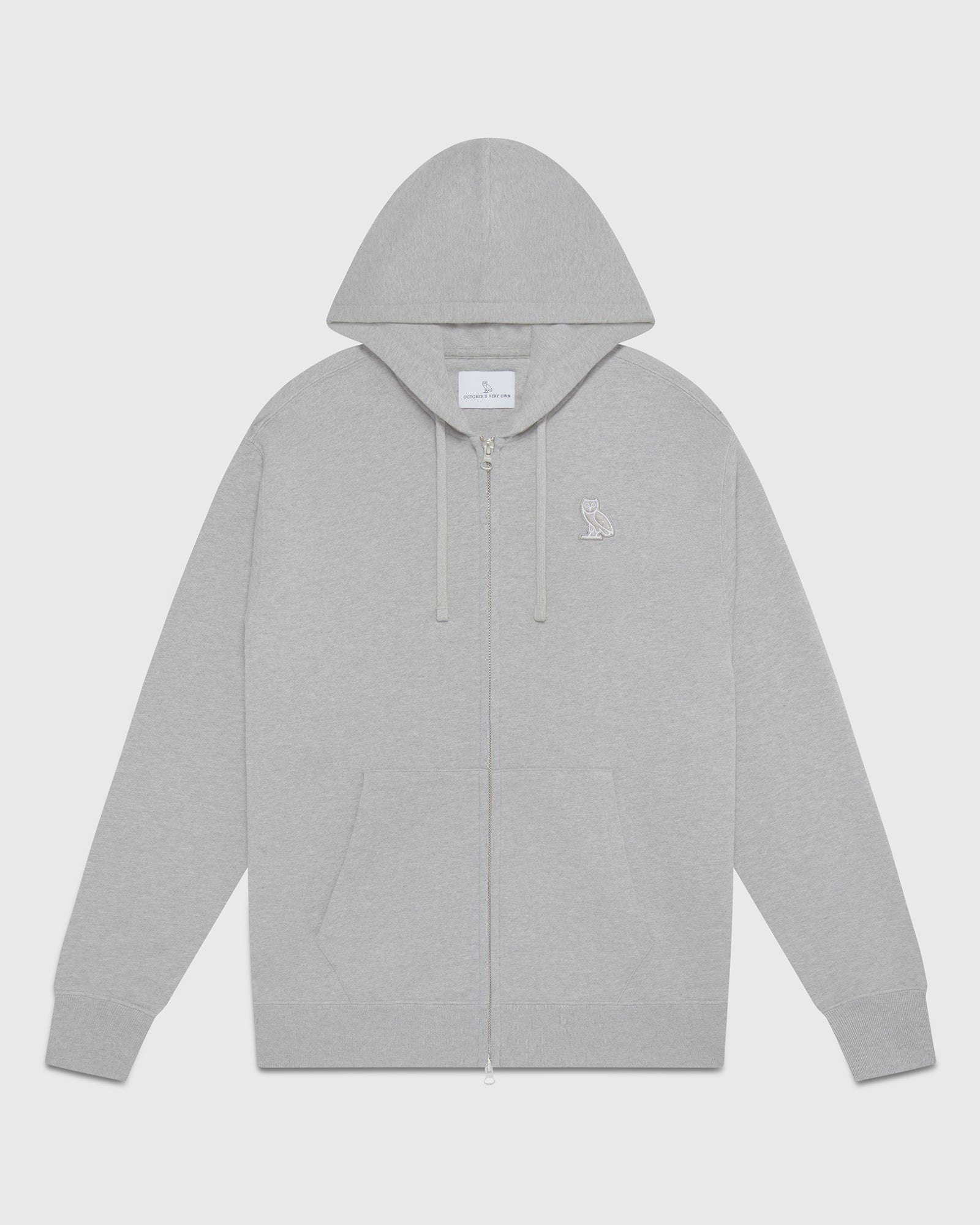 Classic Full-Zip Hoodie - Heather Grey