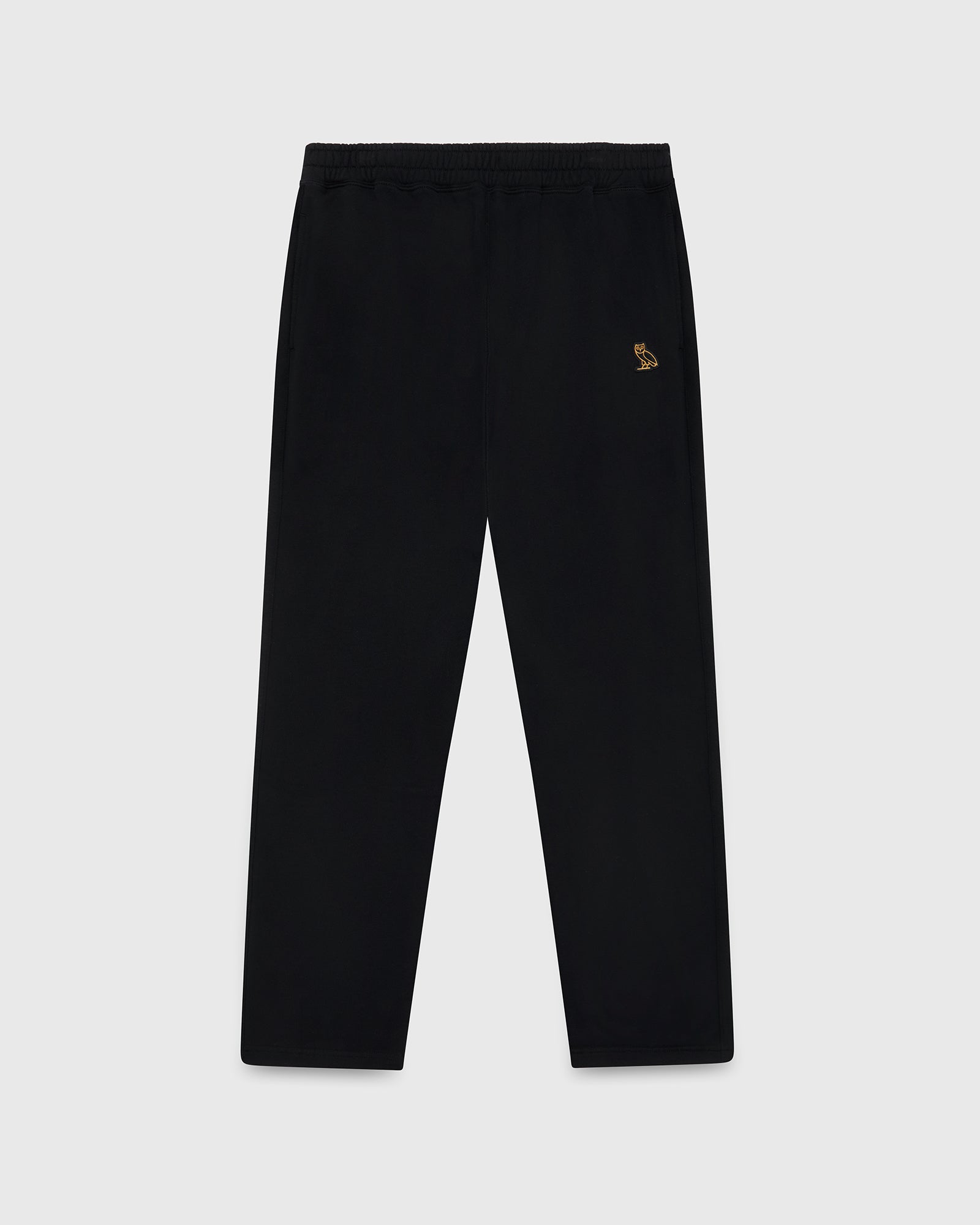 Classic Open Hem Sweatpant - Black