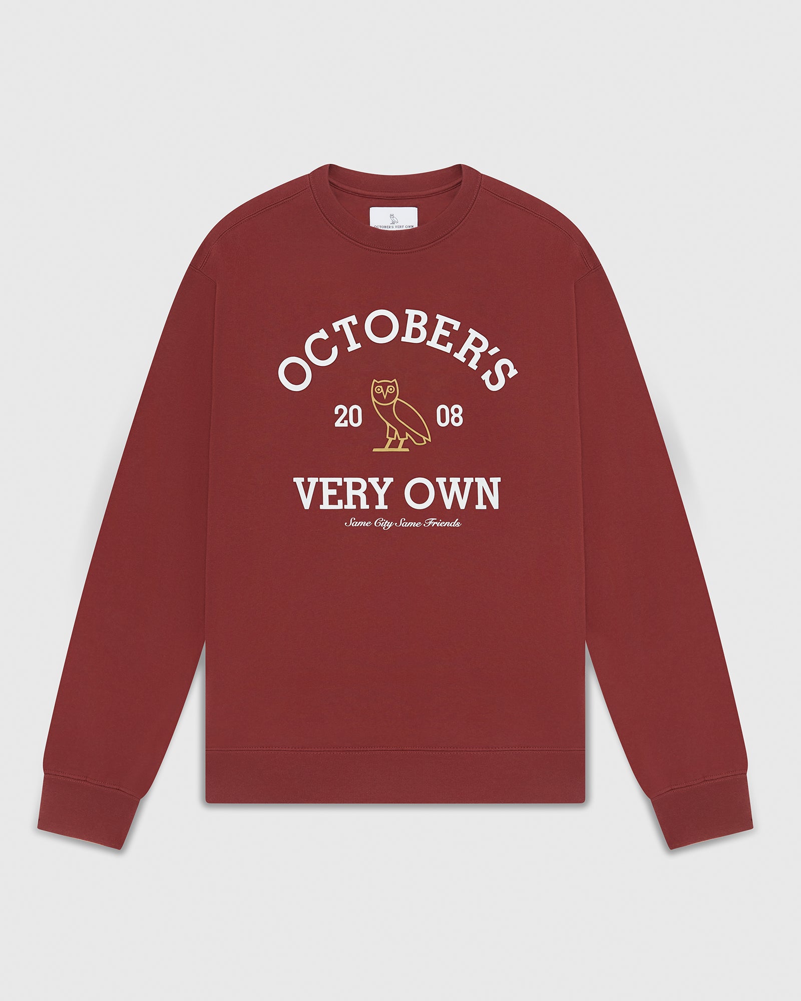 Collegiate Crewneck - Burgundy