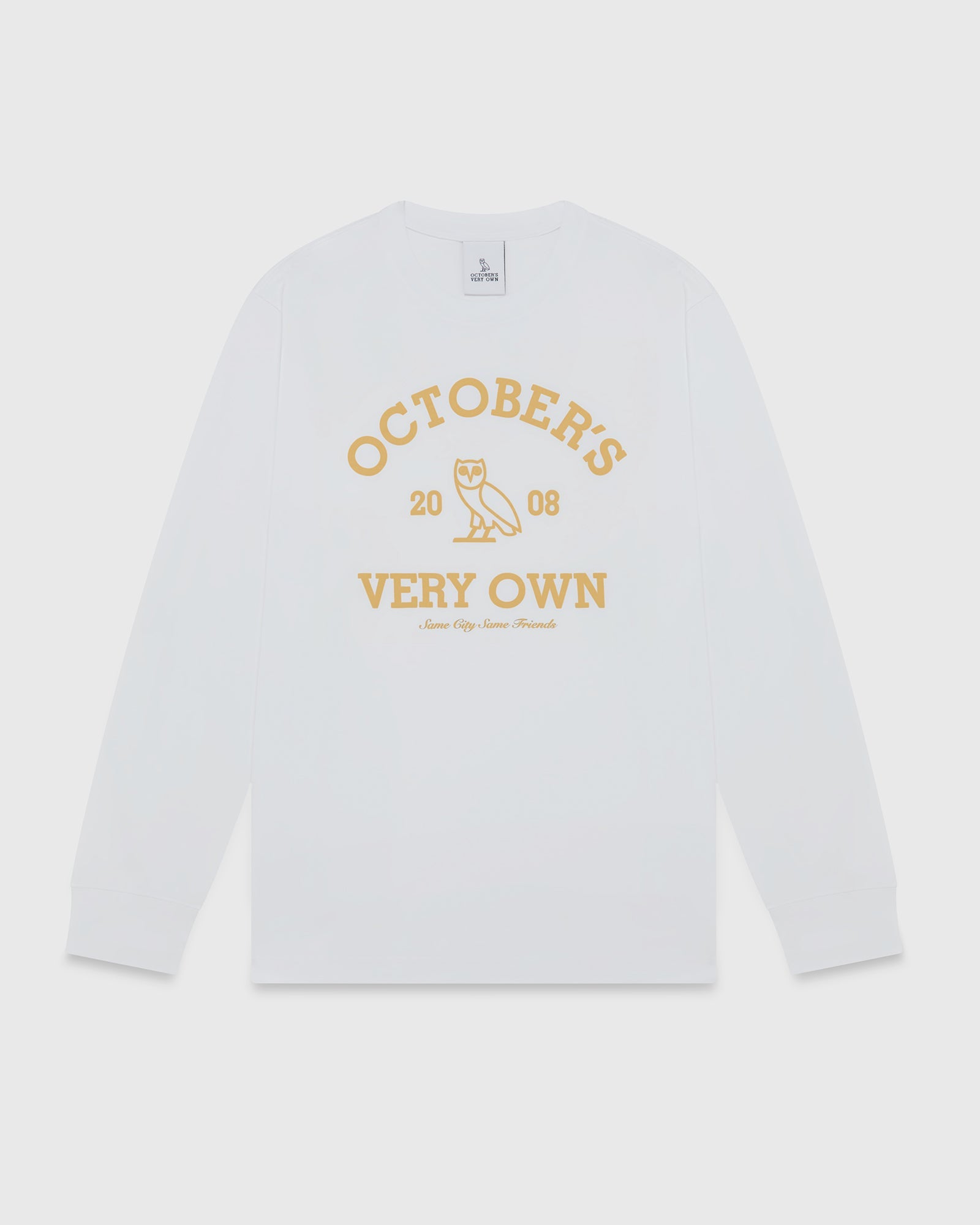 Collegiate Longsleeve T-Shirt - White