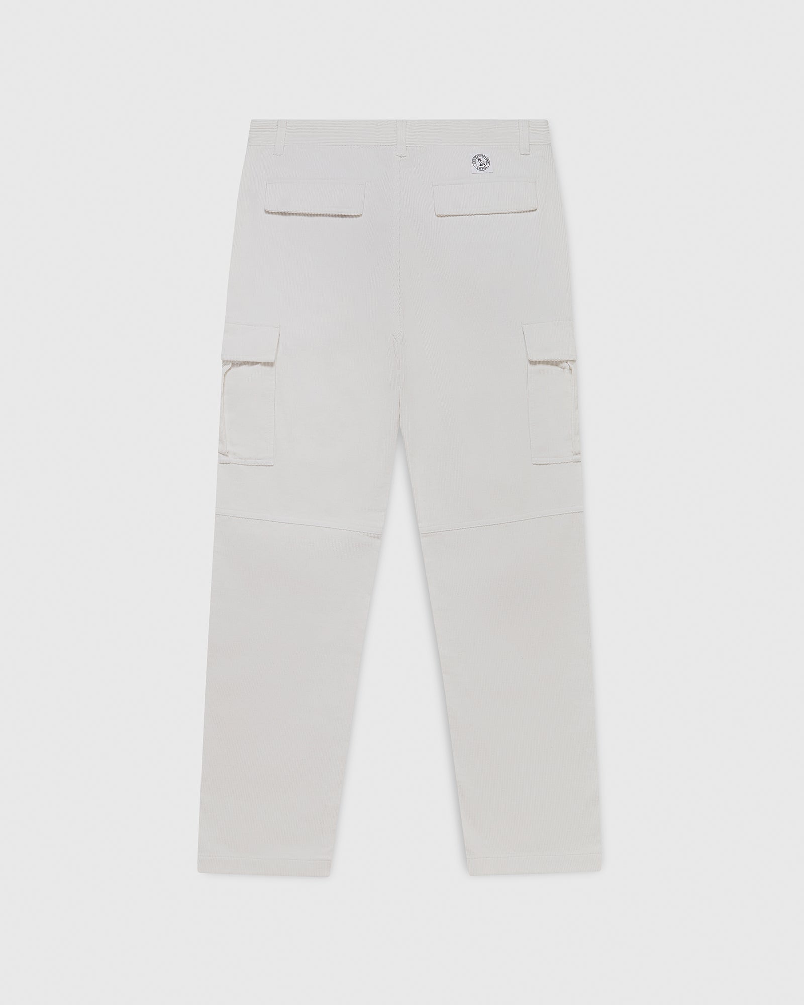 Corduroy Cargo Pant - White