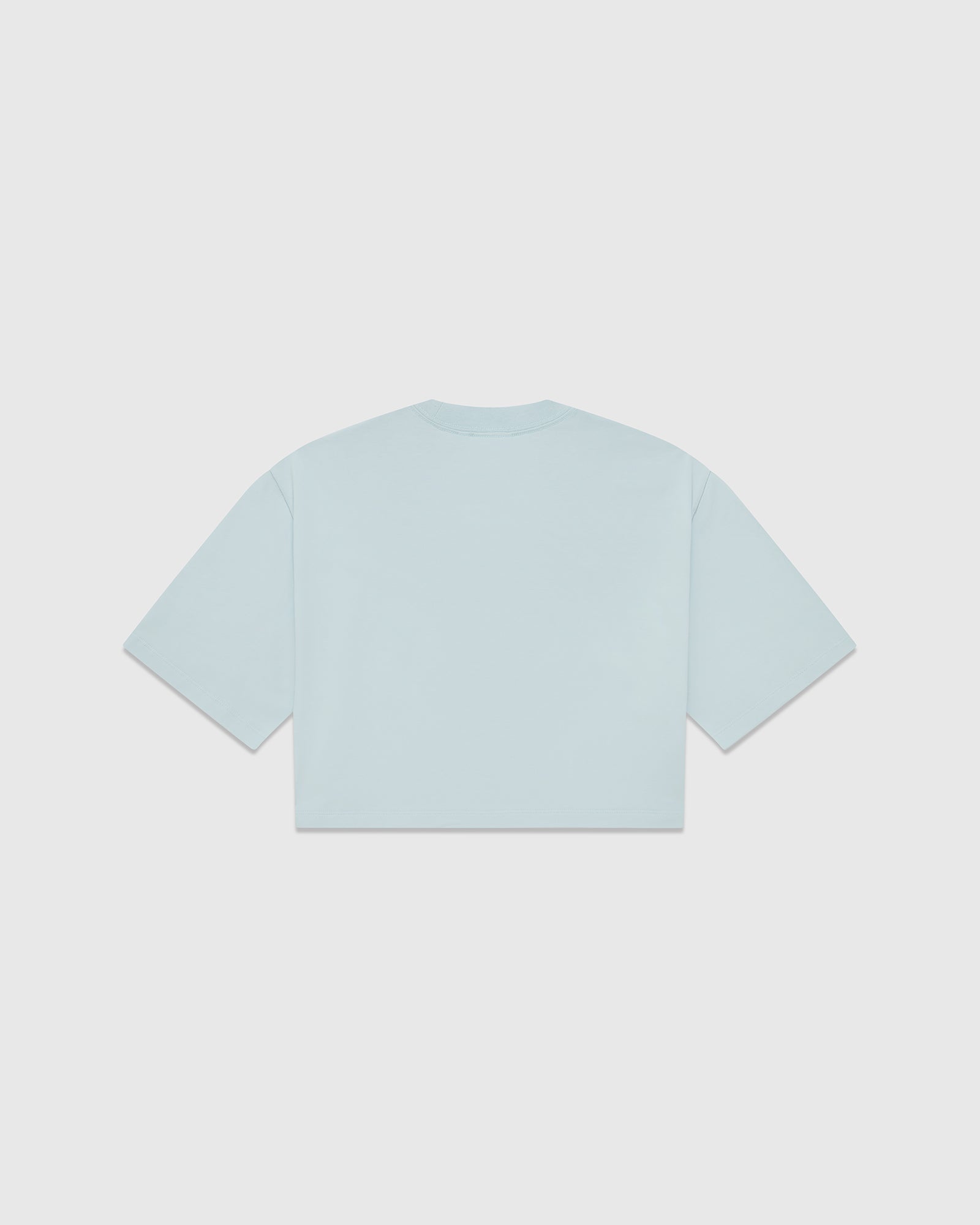 Cropped T-Shirt - Light Blue