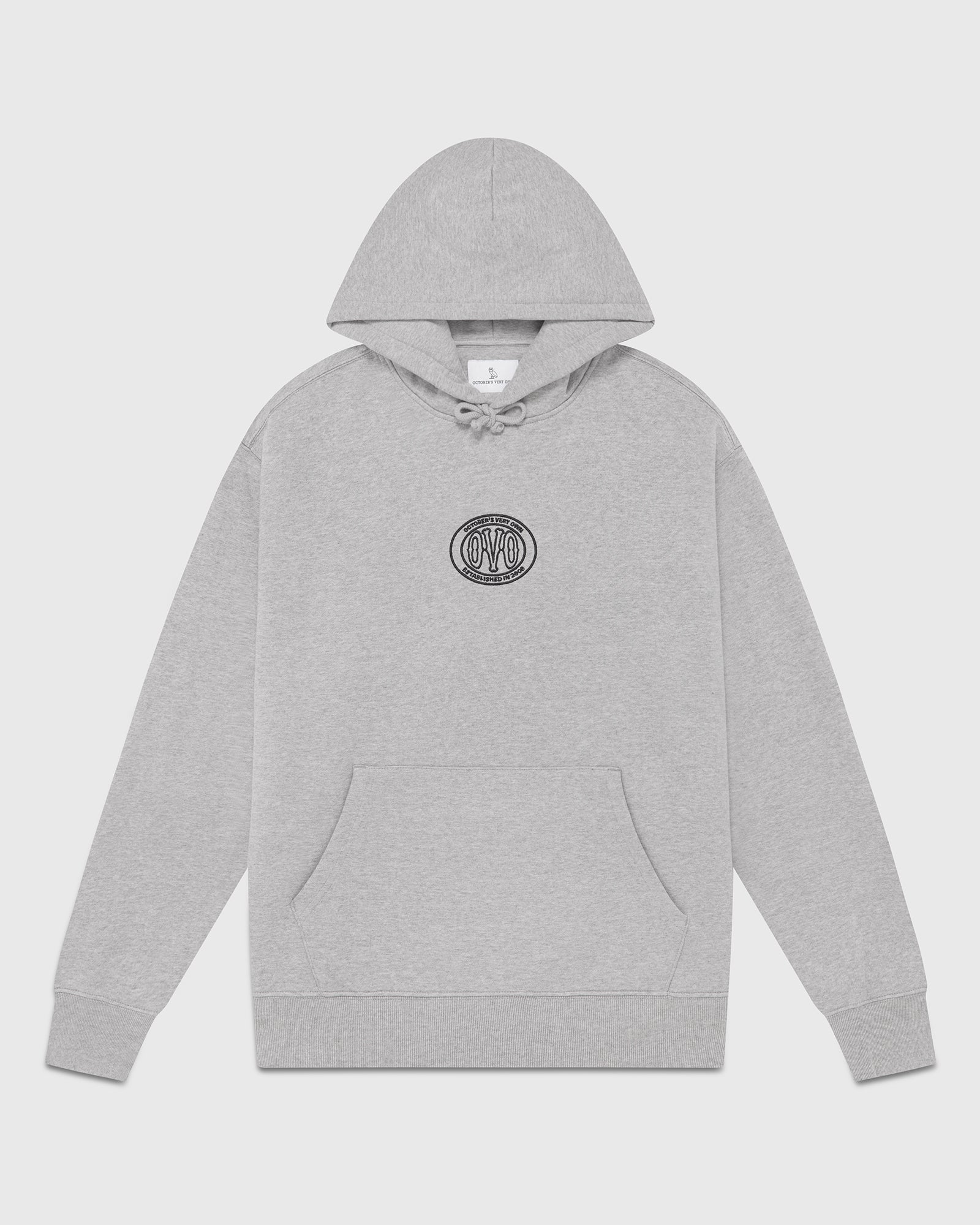 Stamp Hoodie - Heather Grey