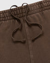 Muskoka Garment Dyed Open Hem Sweatpant - Brown