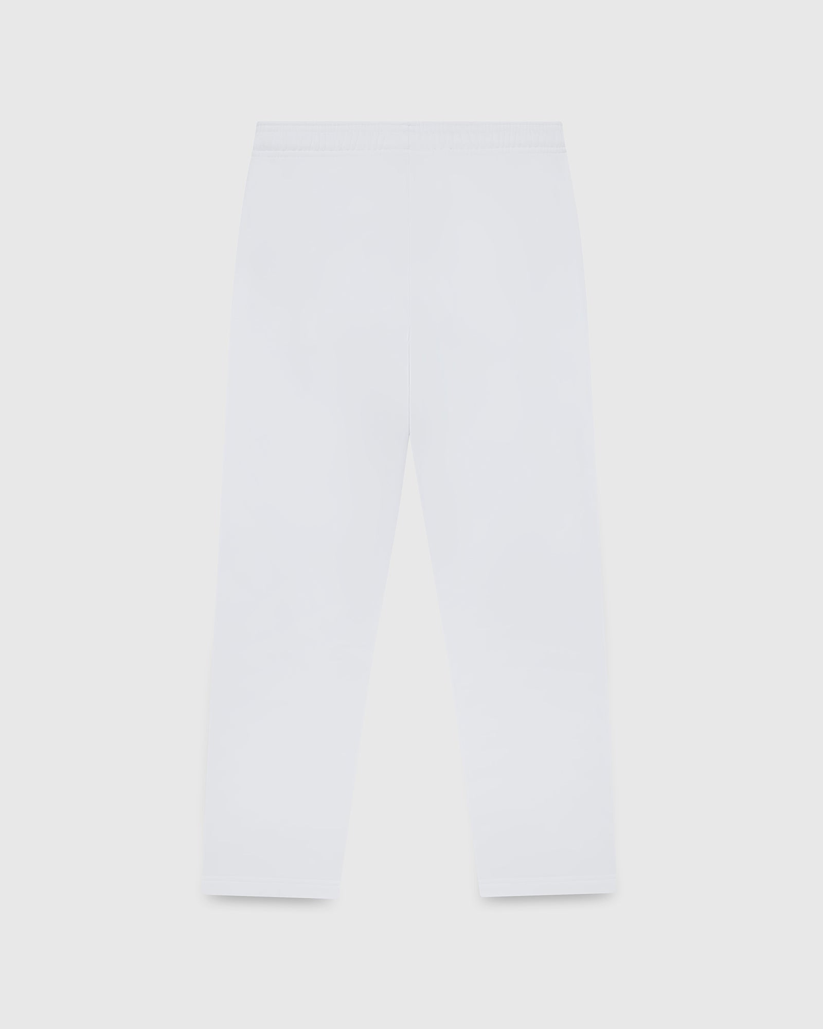 Open Hem Sweatpant - White