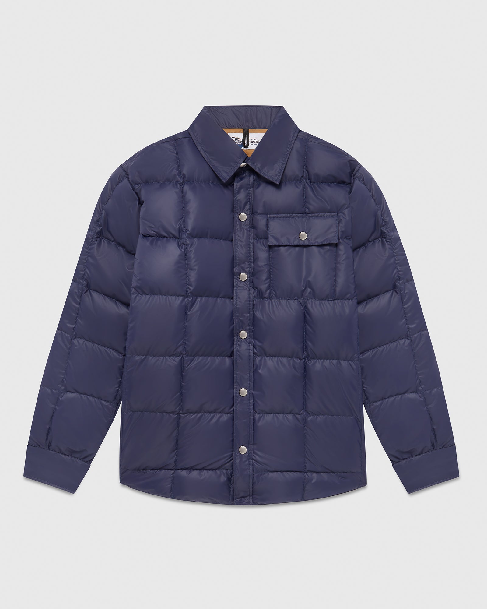 Crescent Down Works Down Shirt - Navy