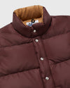 Crescent Down Works Italian Vest - Burgundy