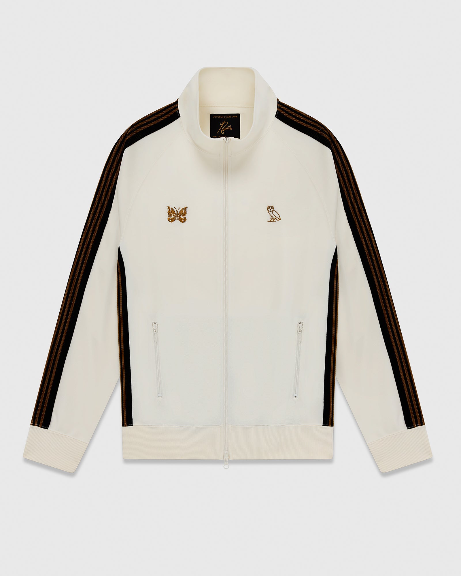 Needles Full-Zip Track Jacket - Off White - October's Very Own