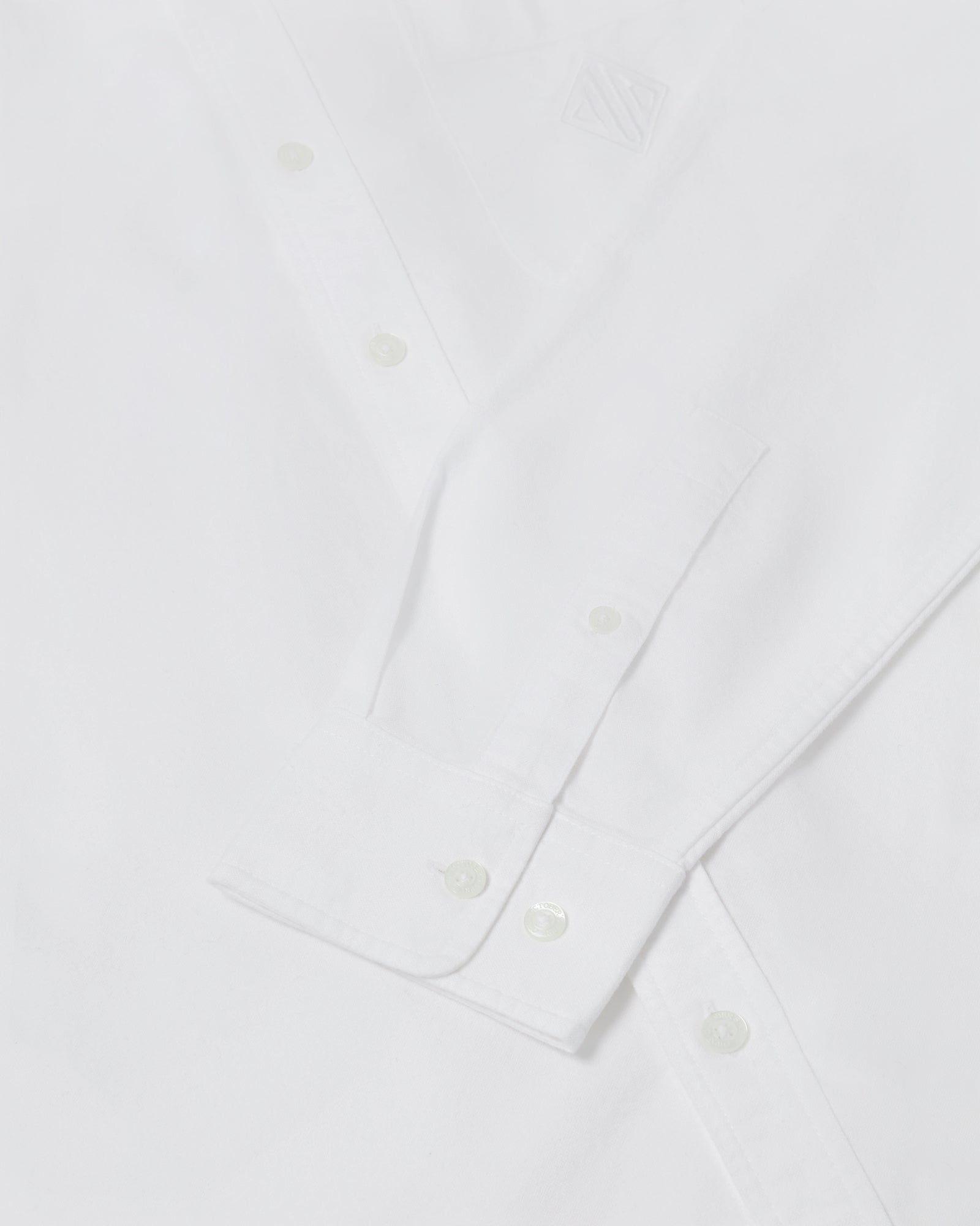 Monogram Oxford Shirt - White
