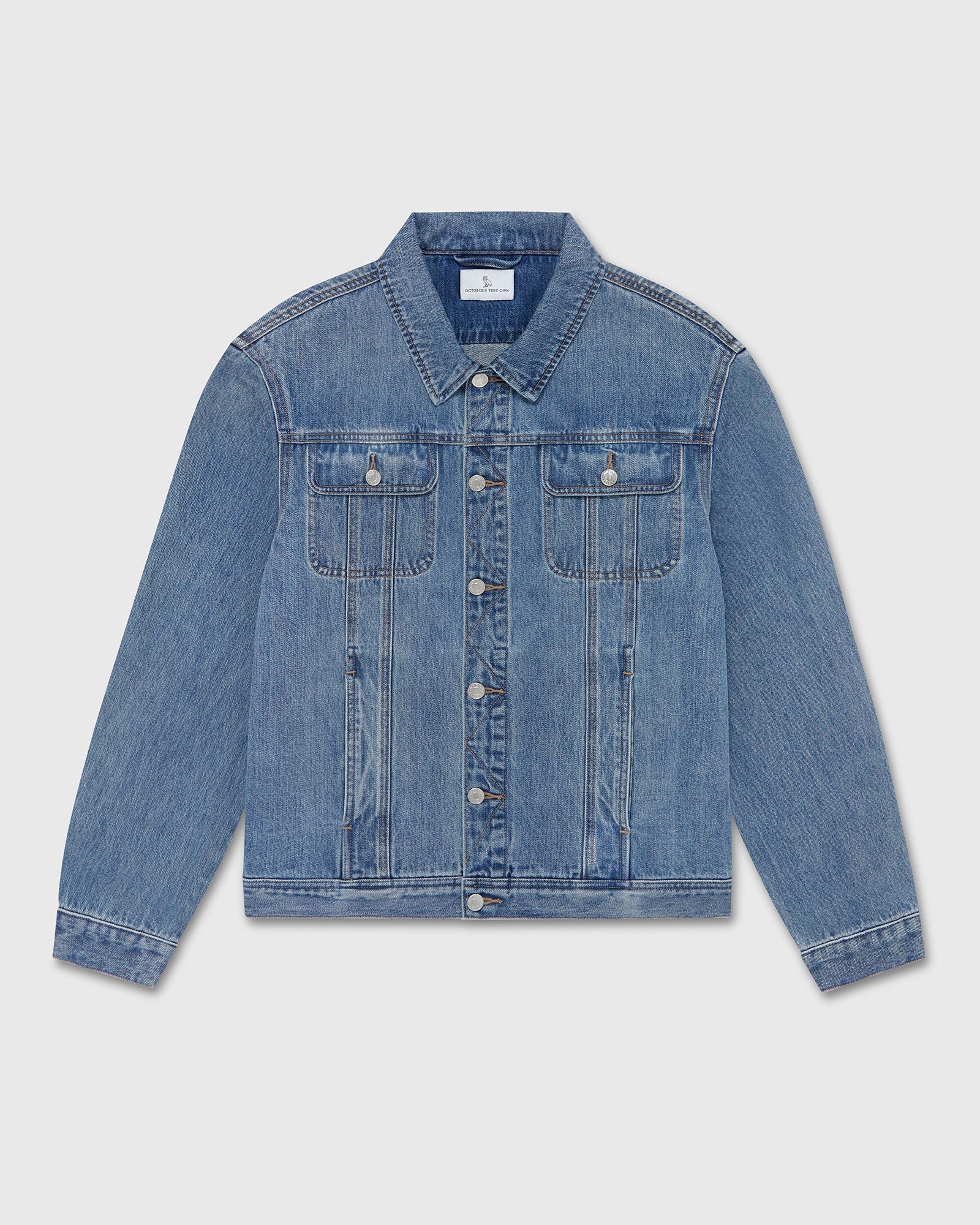 Denim Trucker Jacket - Washed Indigo - October's Very Own