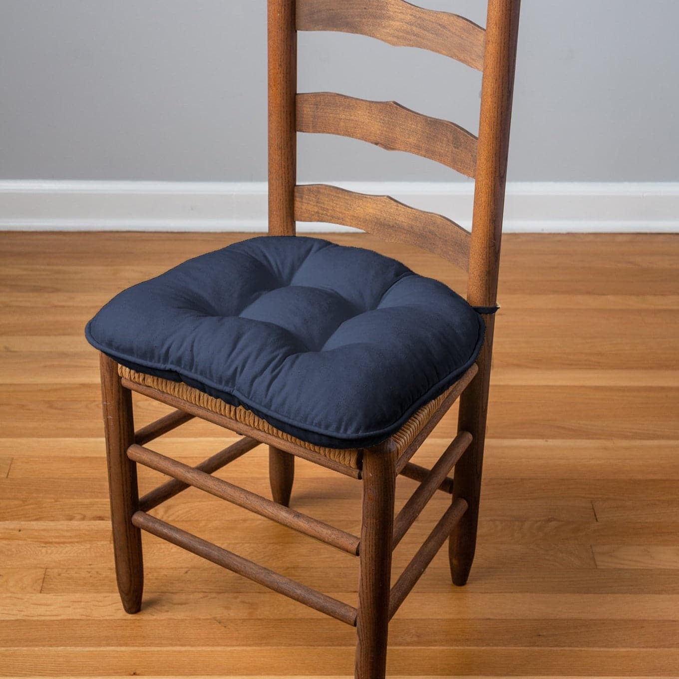 navy blue kitchen chair cushions