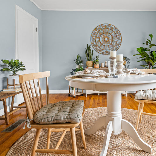 Brisbane Natural Dining Chair Pad - Latex Foam Fill - Reversible – Barnett  Home Decor