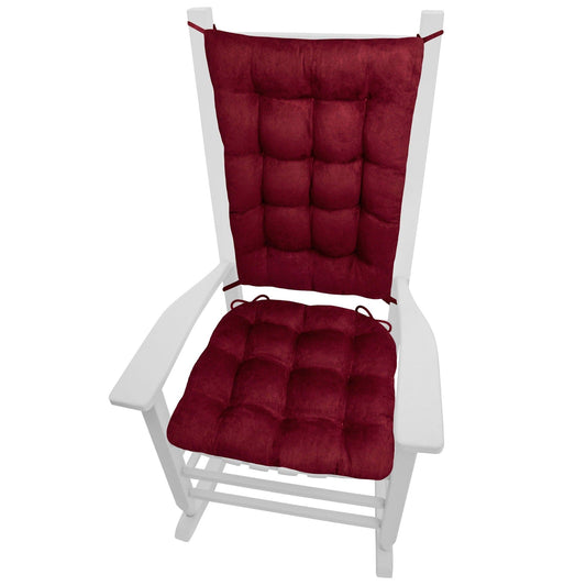 Cotton Duck Red Extra-Thick Chair Pad