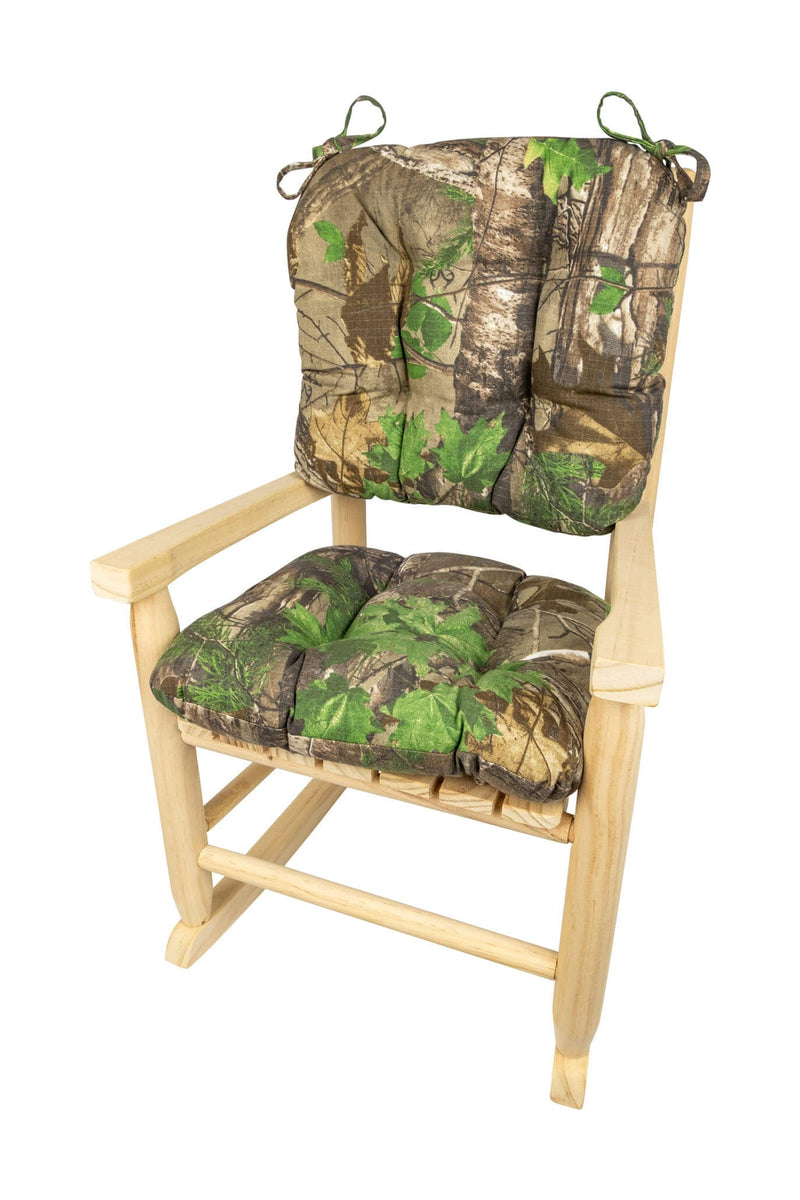 Child Rocking Chair Cushions - Realtree Xtra Green (R ...
