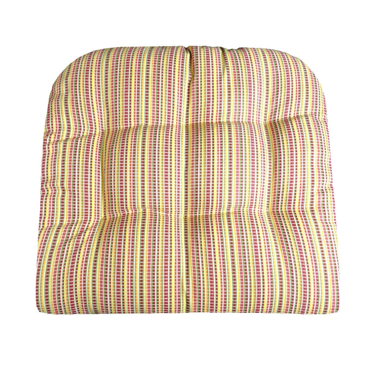 Atwood Plaid Patio Cushions & Indoor/Outdoor Dining Chair Pads