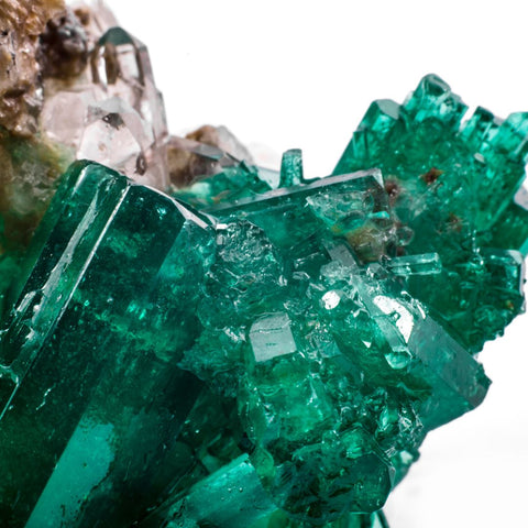 Raw precious gemstone emerald 