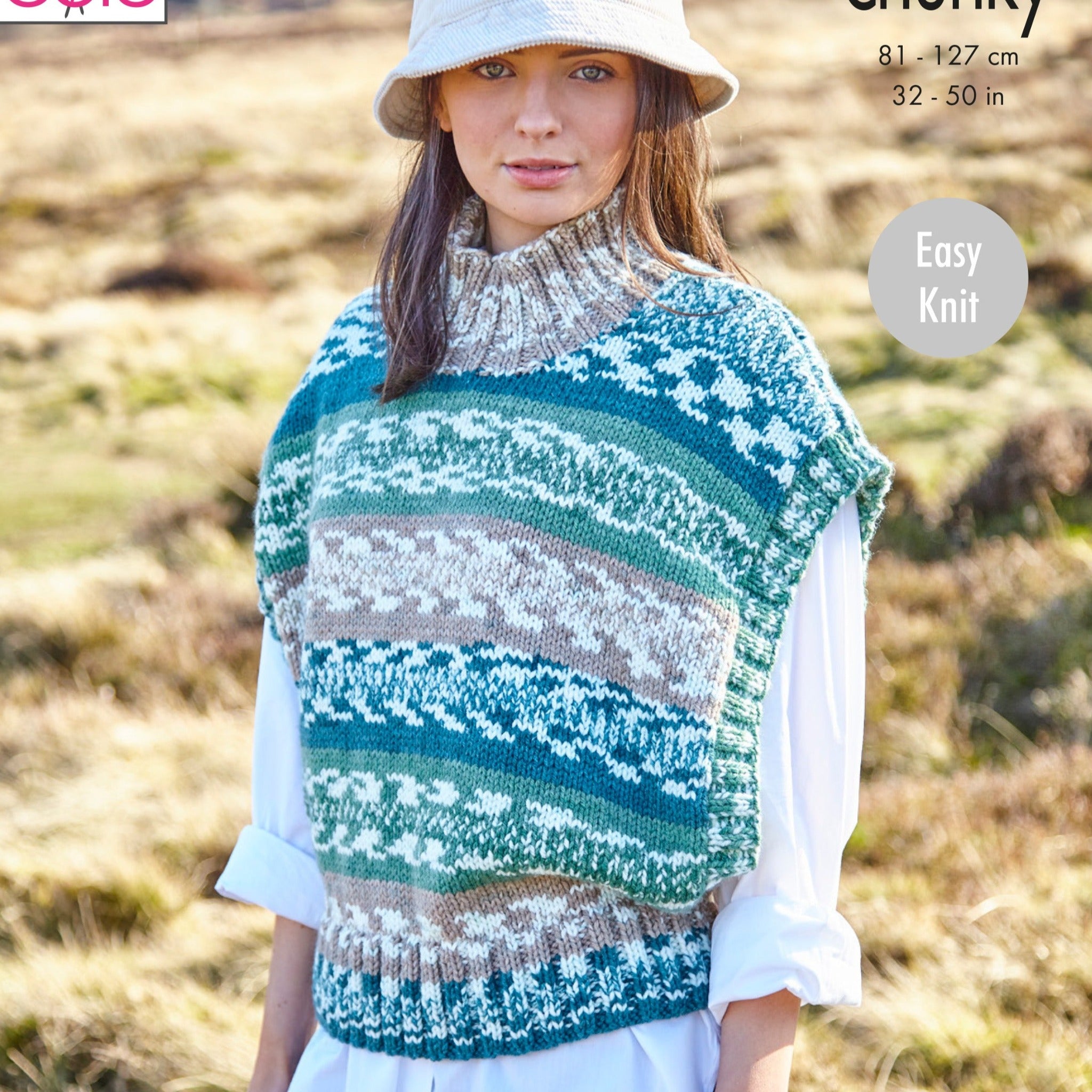 King Cole Nordic Chunky Knitting Pattern 5908 – Wool n Stuff