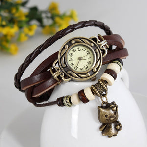 Cat Vintage Wrap Watch – Ashley Jewels