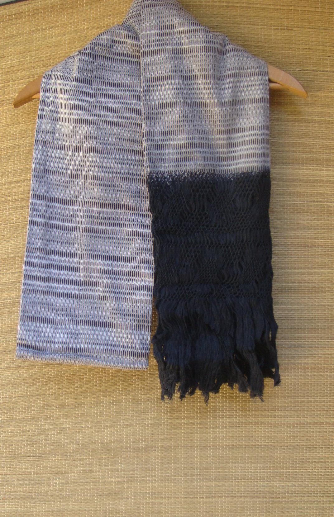 Mexican Handwoven Brown Rebozo Sarape Shawl Wrap Pareo Scarf Runner Fr ...