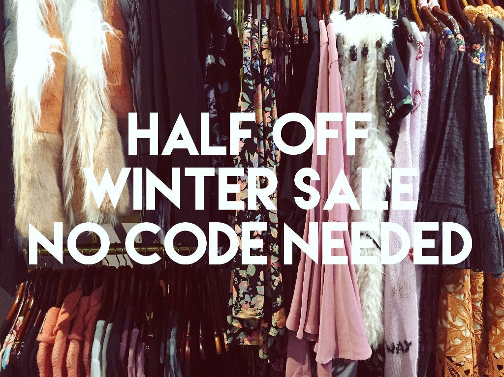 Half off Winter Items Sale