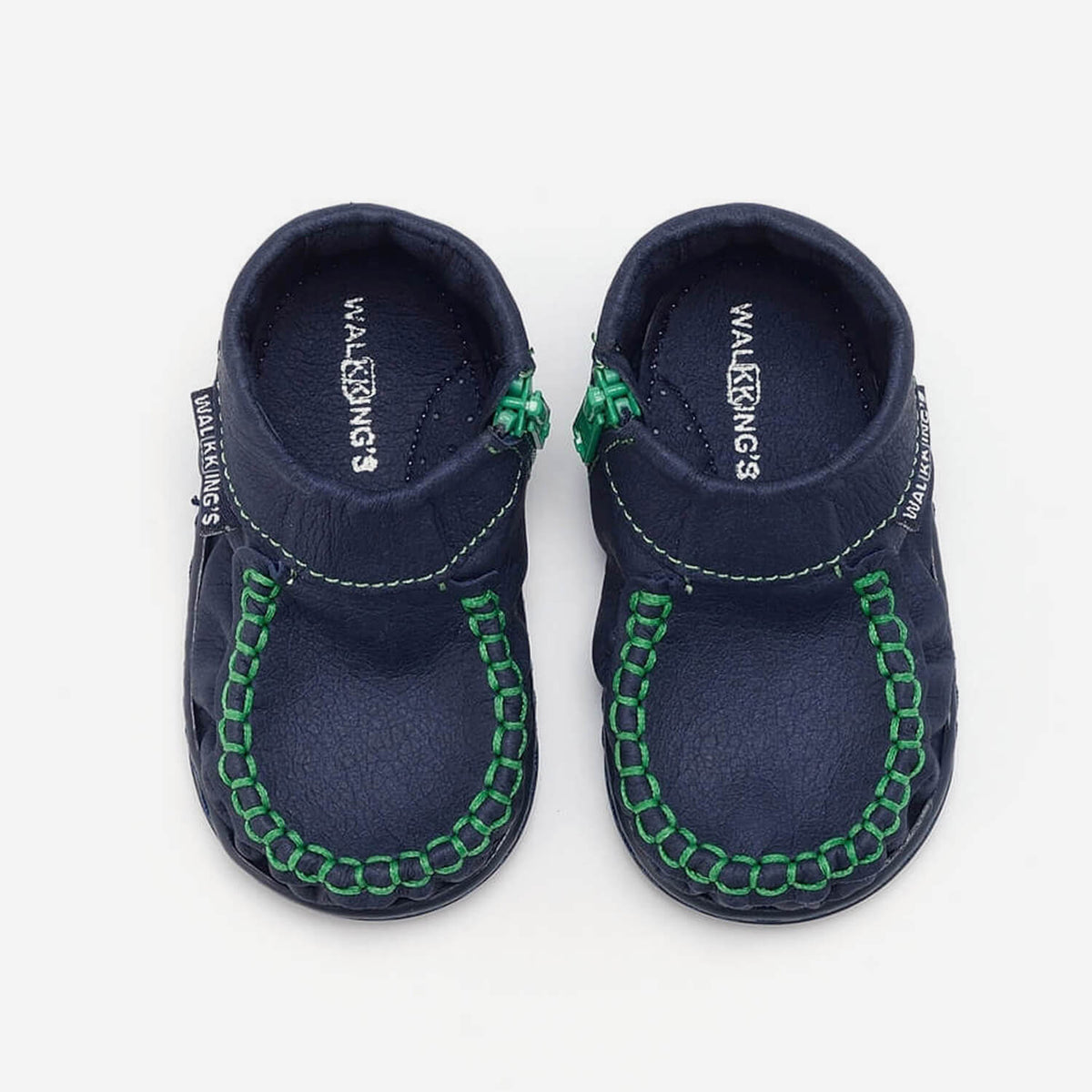 Navy Blue Baby Girl Baby Shoes- Walkking's Baby Boy Shoes