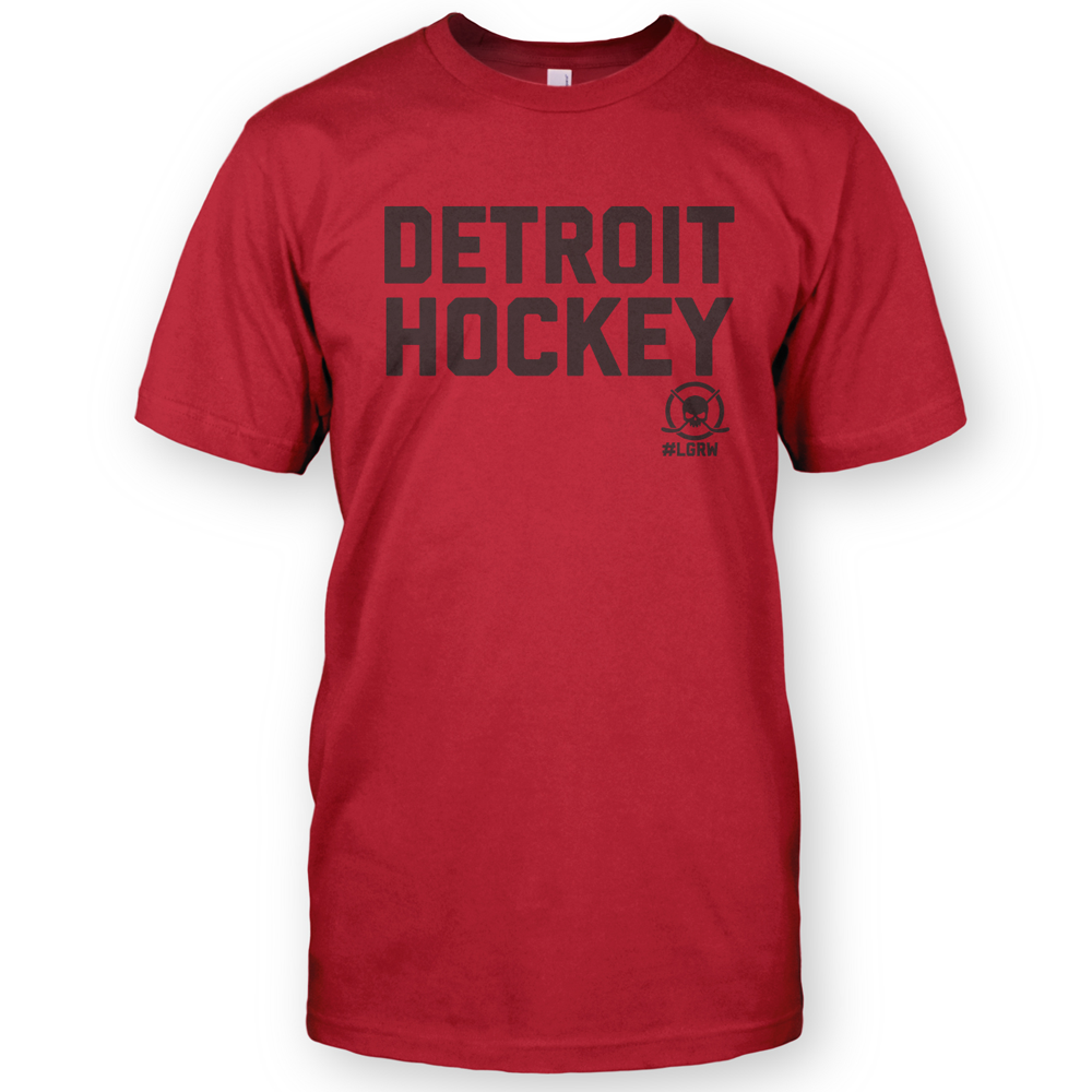 Detroit Hockey T-shirt RED – LGRW