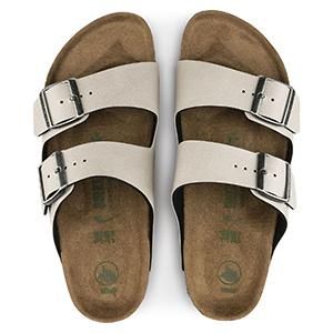 birkenstock arizona vegan pull up stone